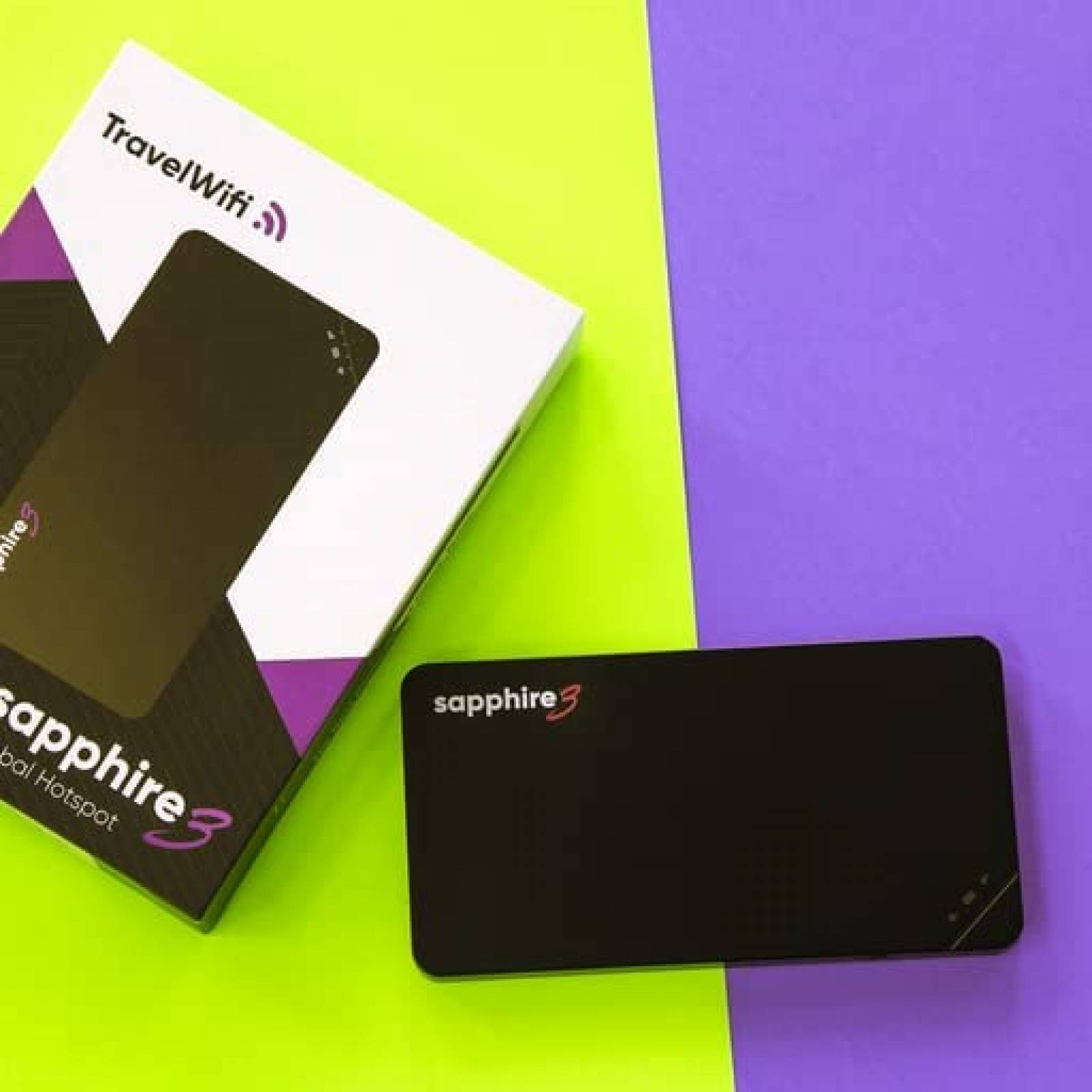 Router TravelWifi Sapphire 3 4GB 4G LTE 150Mbps -Negro