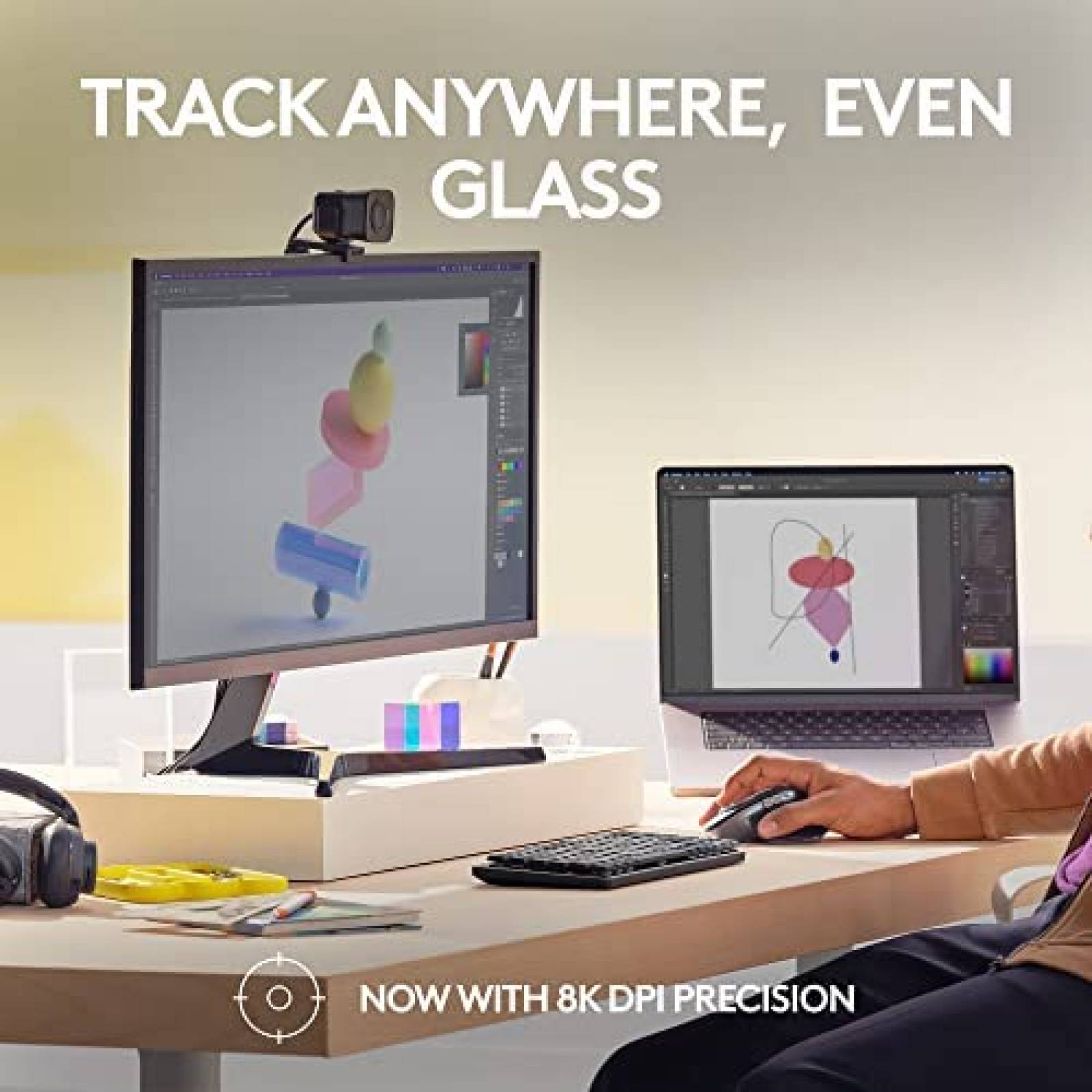 Mouse Ergonomico Logitech MX Master 3S Inalambrico -Negro