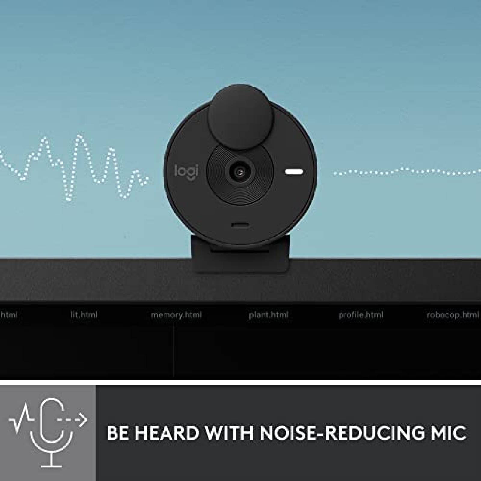 Webcam Logitech Brio 301 FHD USB-C Microfono -Negro