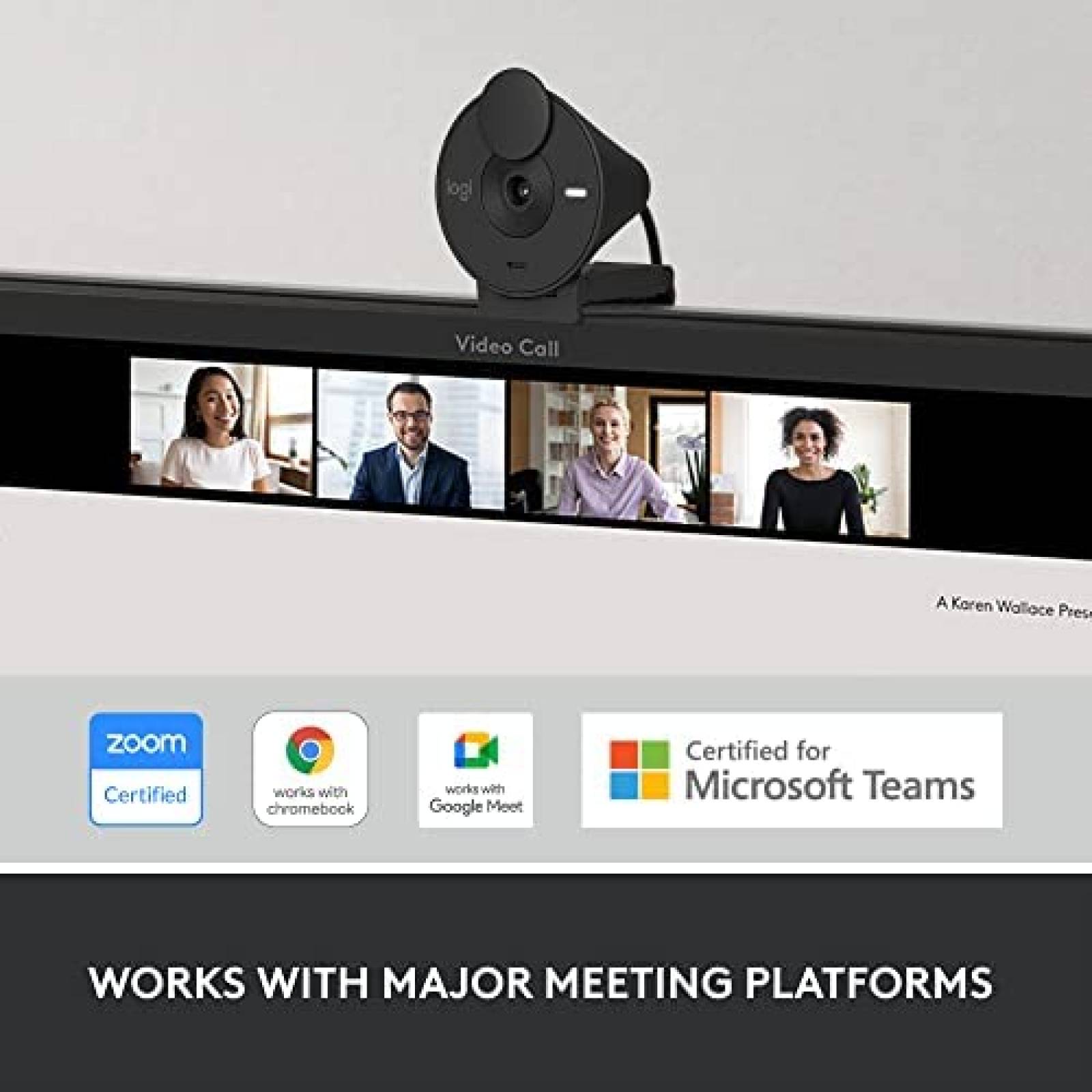 Webcam Logitech Brio 301 FHD USB-C Microfono -Negro