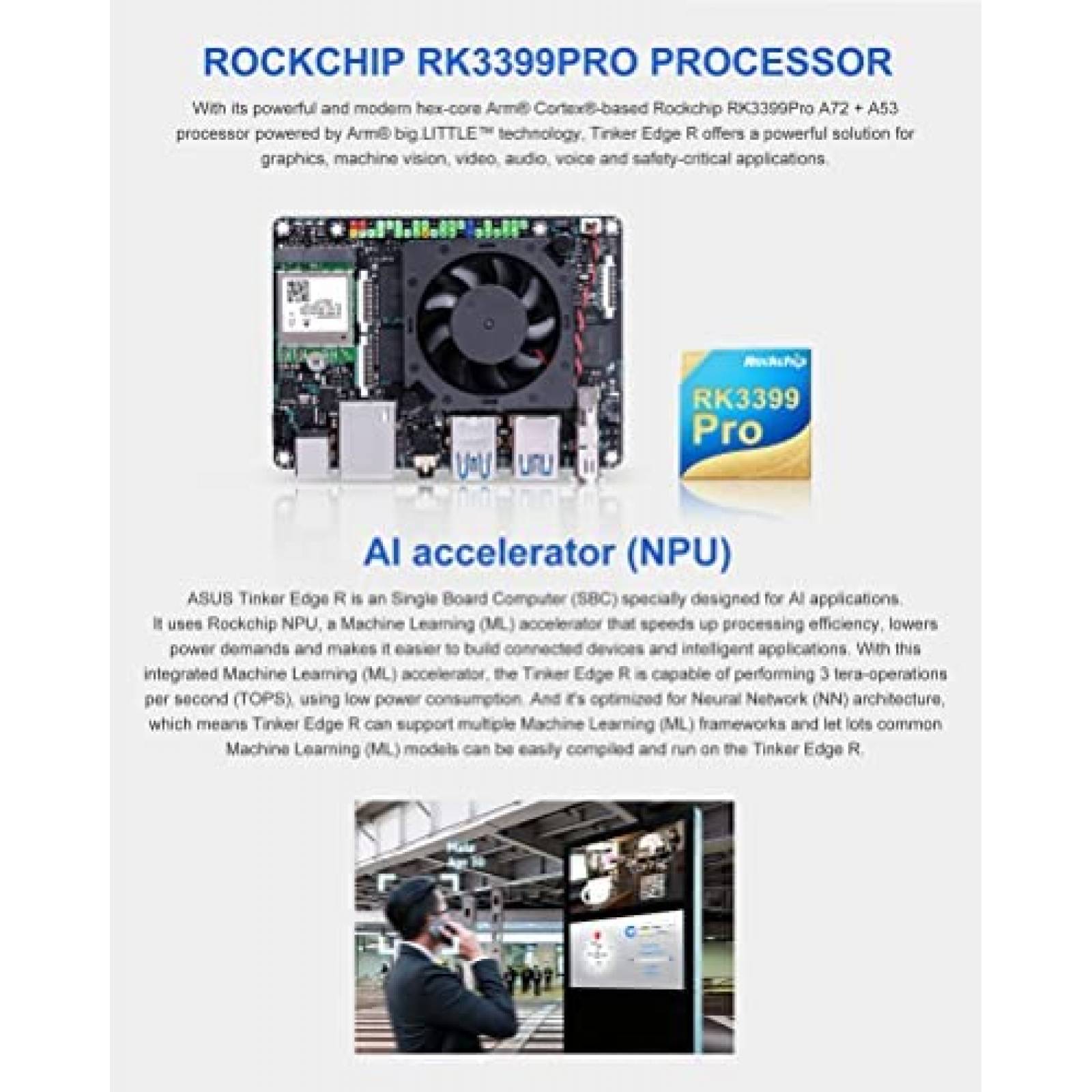 Placa Computadora WayPonDEV 6 GB+16 GB Para IA Edge -Negro