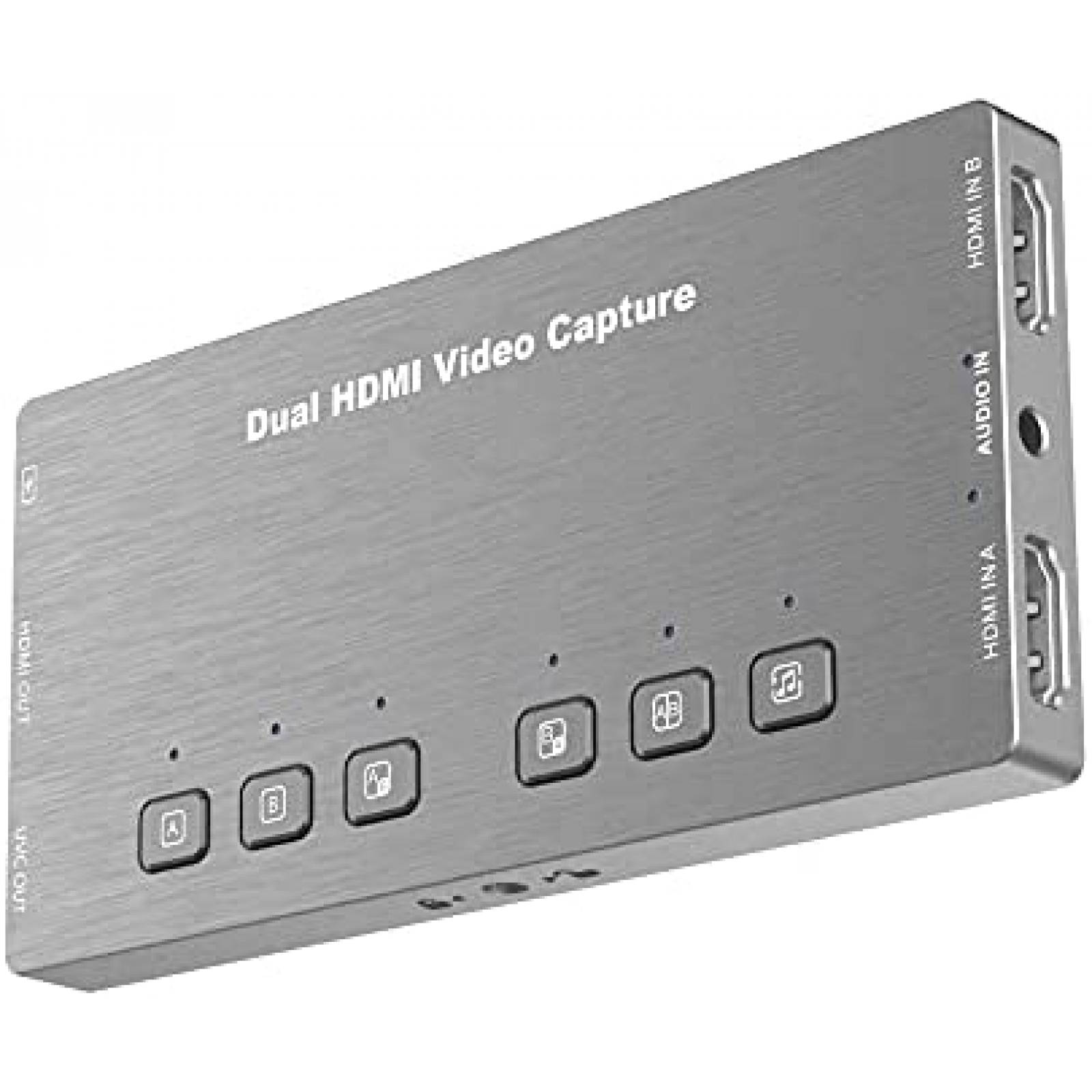 Capturadora de Video JOYUSING Doble HDMI 1080p/60fps Gaming