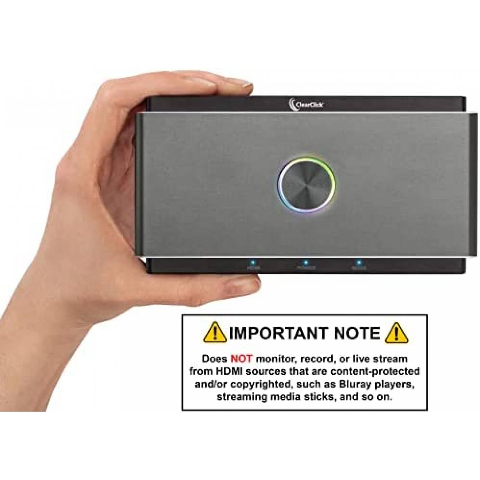 Capturadora de Video ClearClick 4K USB HDMI Gamer Stream