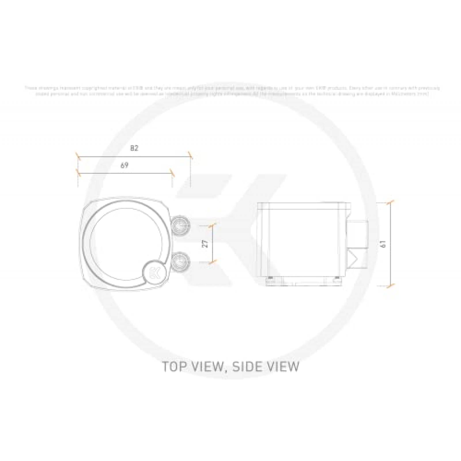 Enfriador Liquido de CPU EK Nucleus AIO CR240 Lux DRGB 120mm