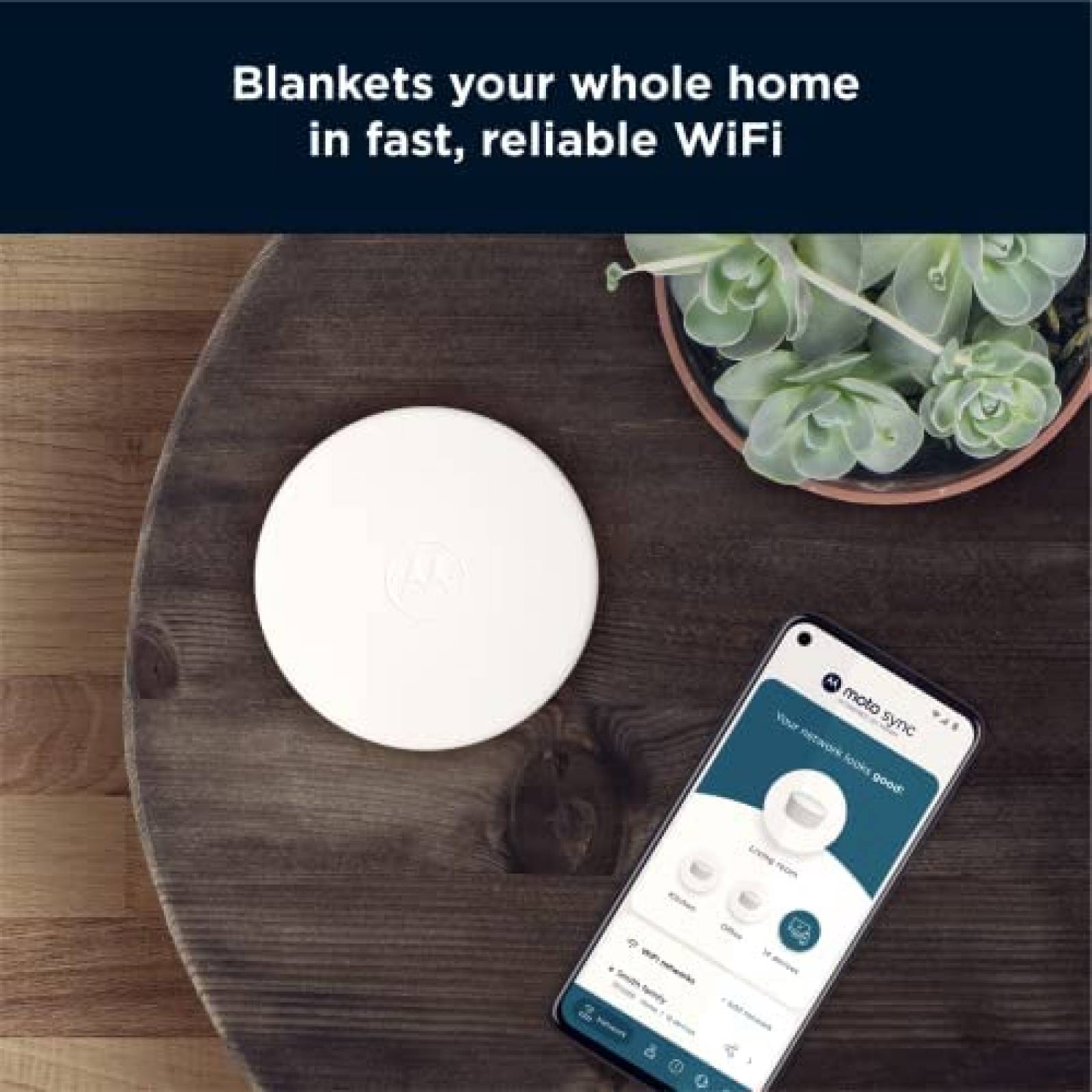 Router Mesh Motorola Q11 WiFi 6 Router AX3000 -Blanco