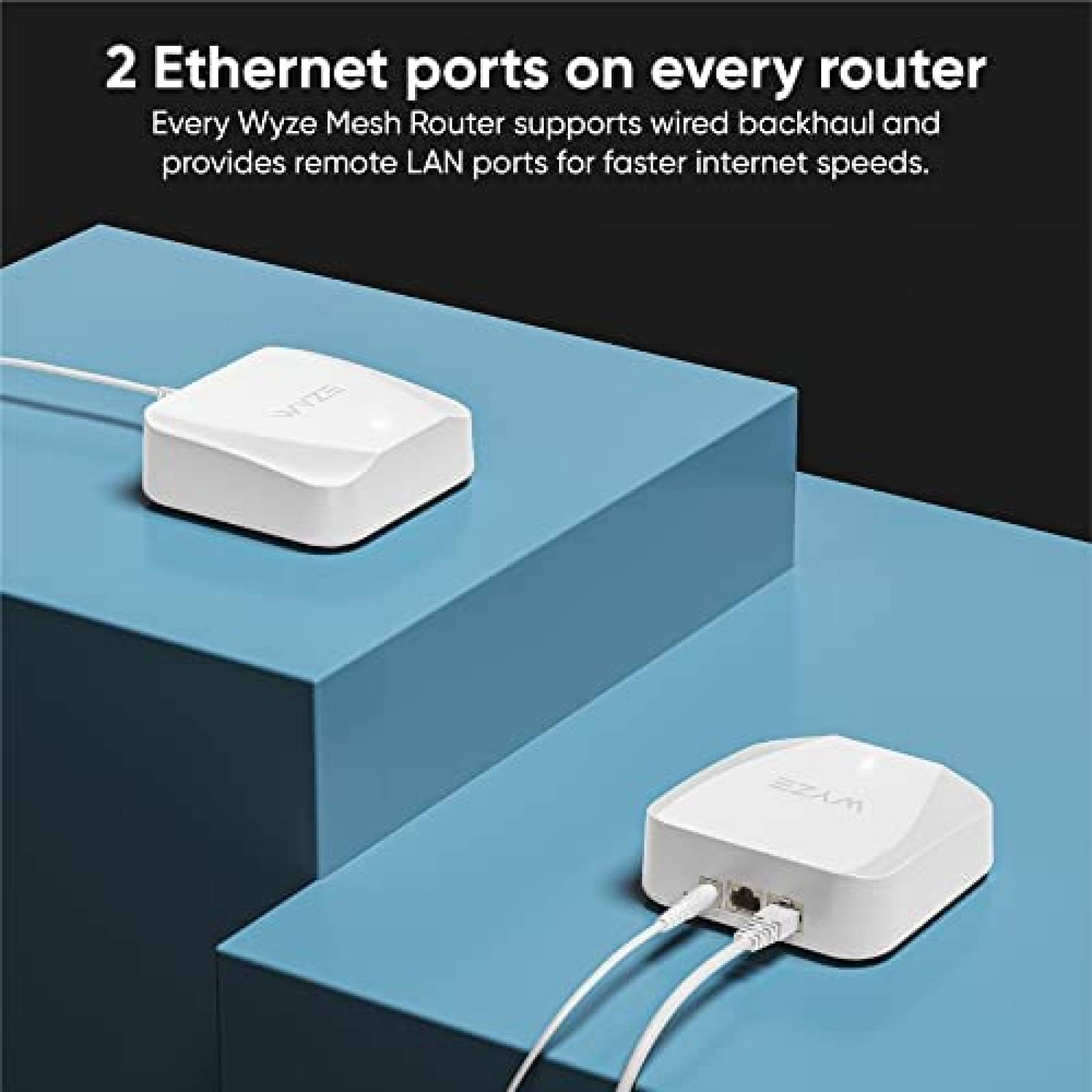 Sistema de Routers WYZE AX3000 Banda Dual WiFi 6 2pcs