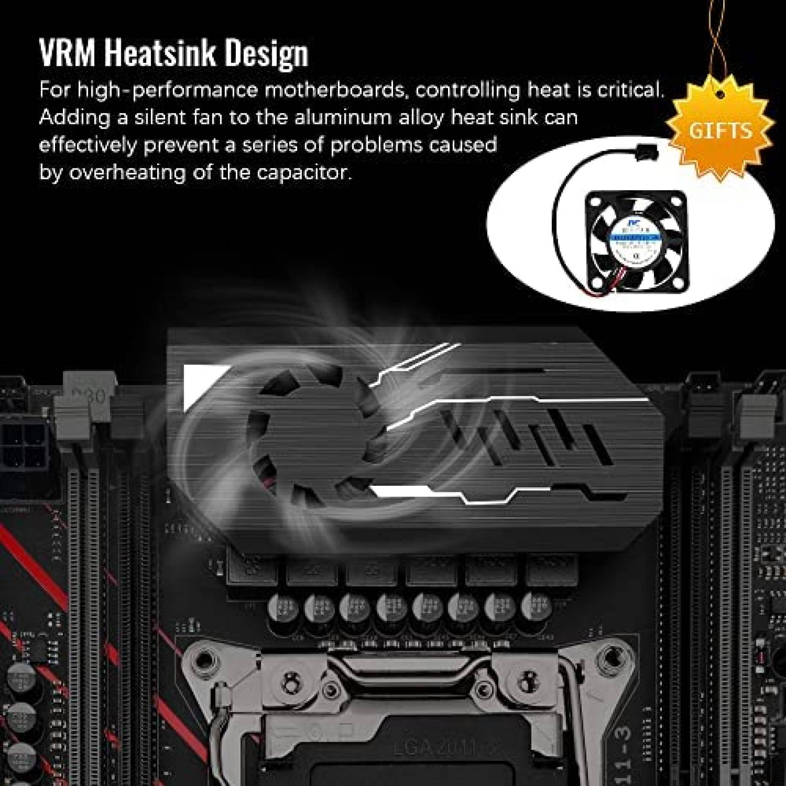 Tarjeta Madre Machinist X99 LGA 2011-V3 Servidor ATX -Negro