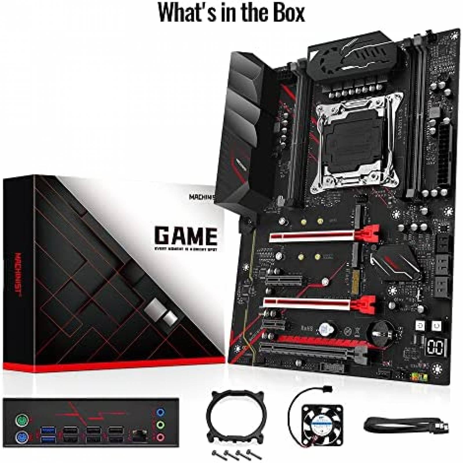 Tarjeta Madre Machinist X99 LGA 2011-V3 Servidor ATX -Negro