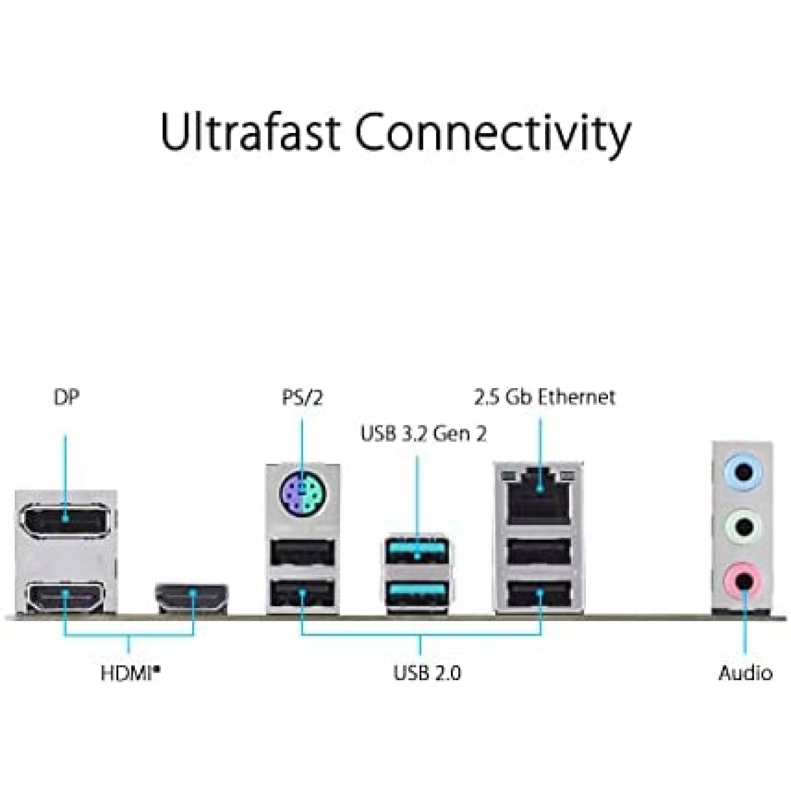 Tarjeta Madre Asus Prime B760M-A D4 LGA 1700 -Negro