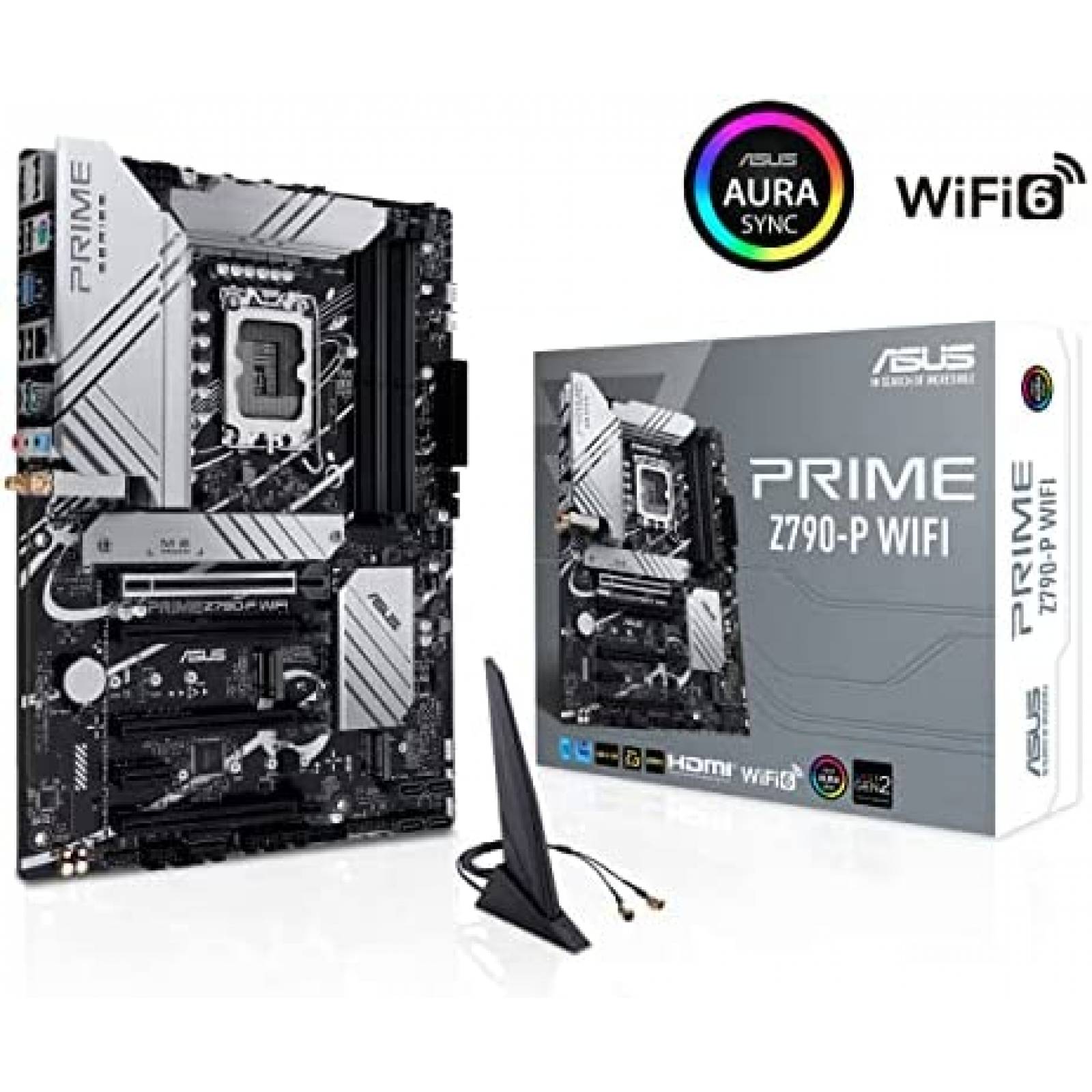 Tarjeta Madre Asus Prime Z790-P Wifi LGA 1700 -Negro
