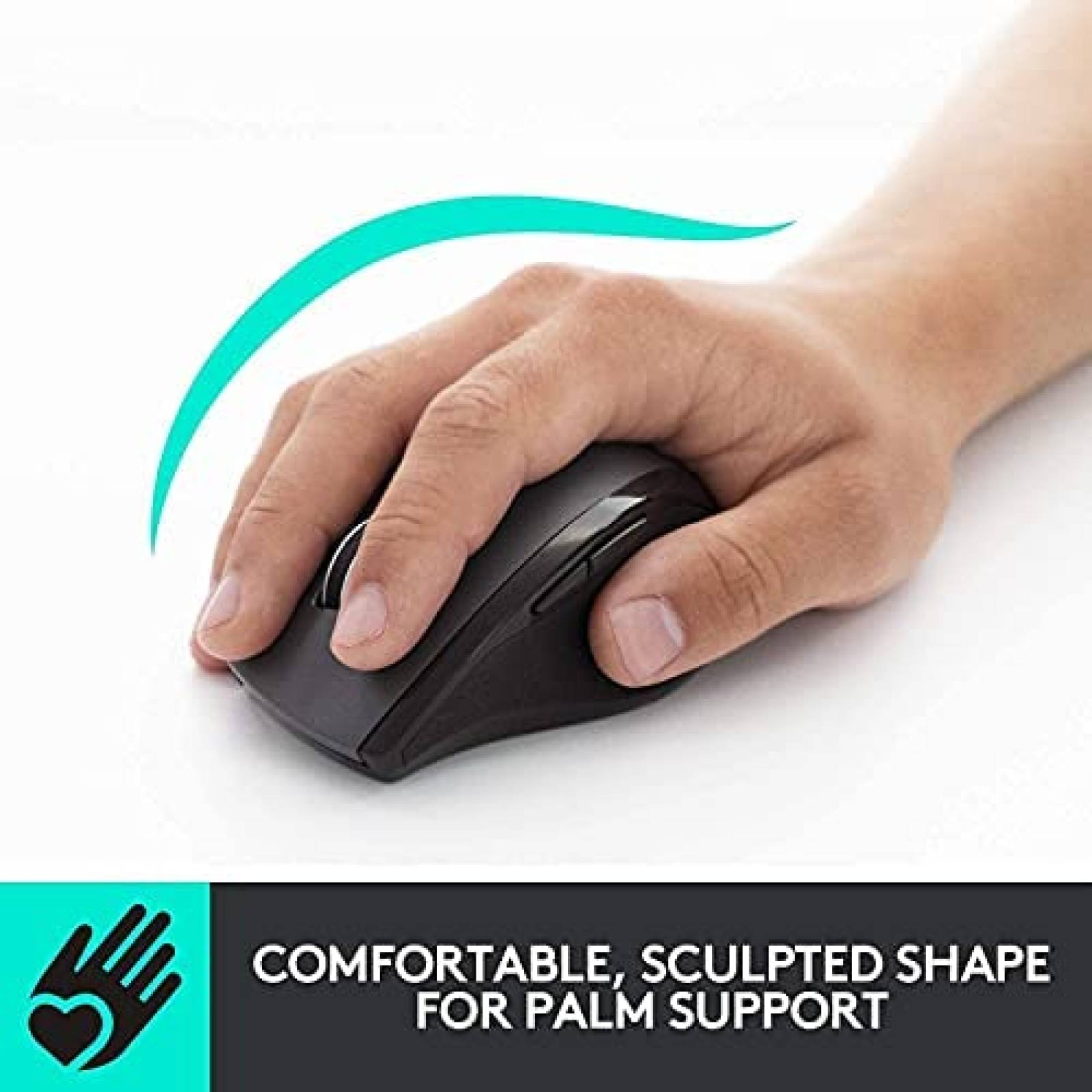 Teclado y Mouse Combo Logitech MK750 Inalambrico -Negro