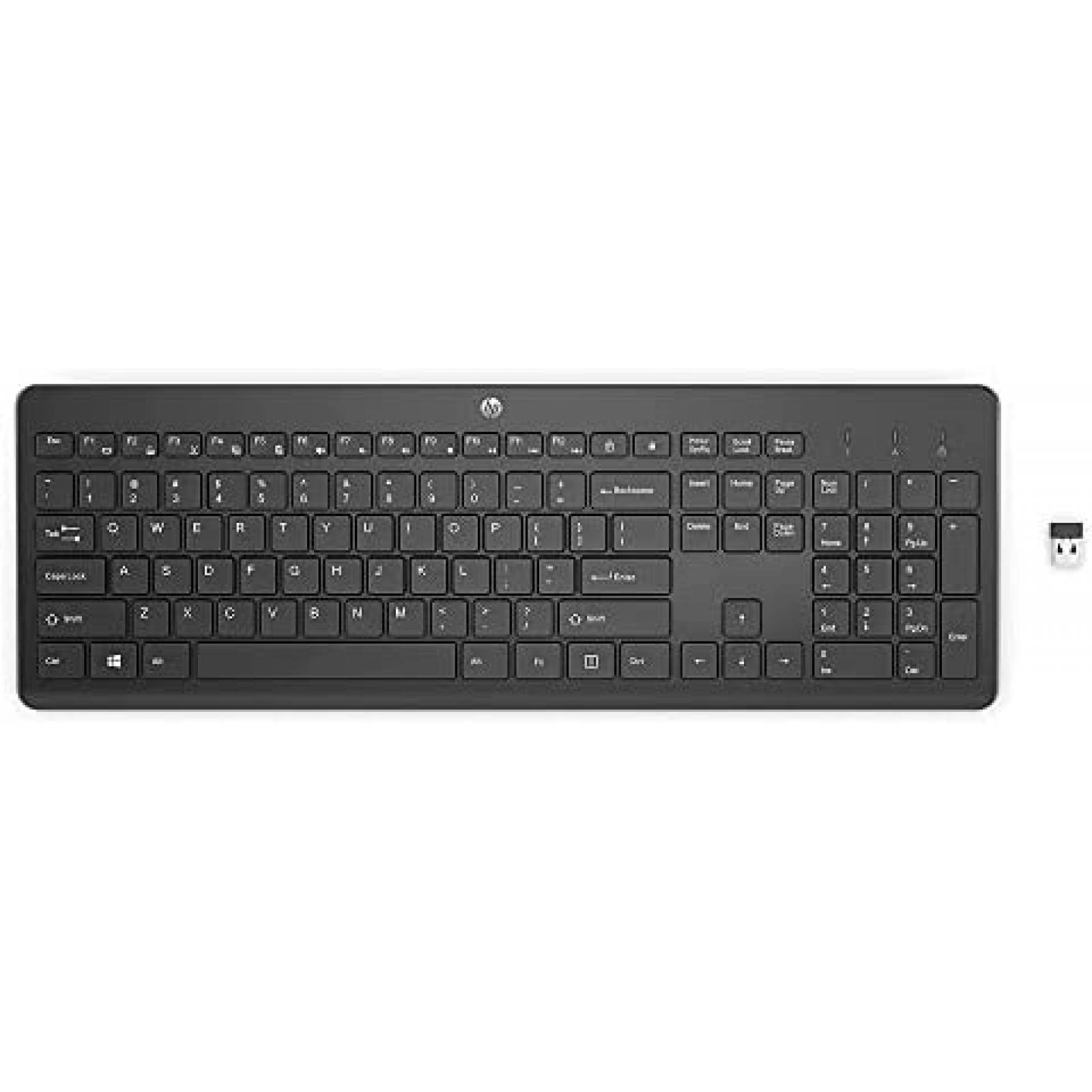 Teclado HP Inalambrico Ergonomico Mecanico Bluetooth -Negro