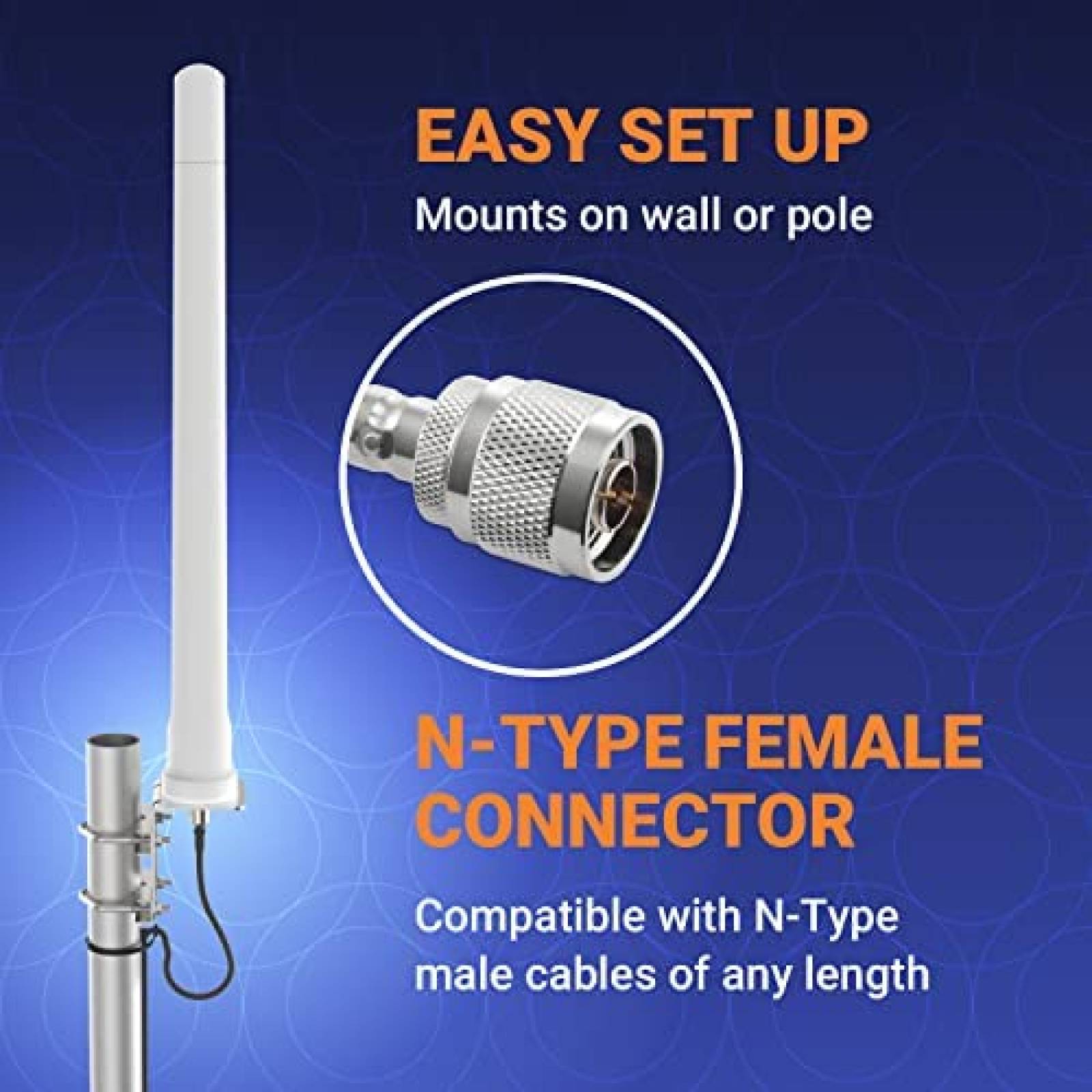 Antena Omnidireccional Poynting 4G/LTE WiFi 617-2700 MHz