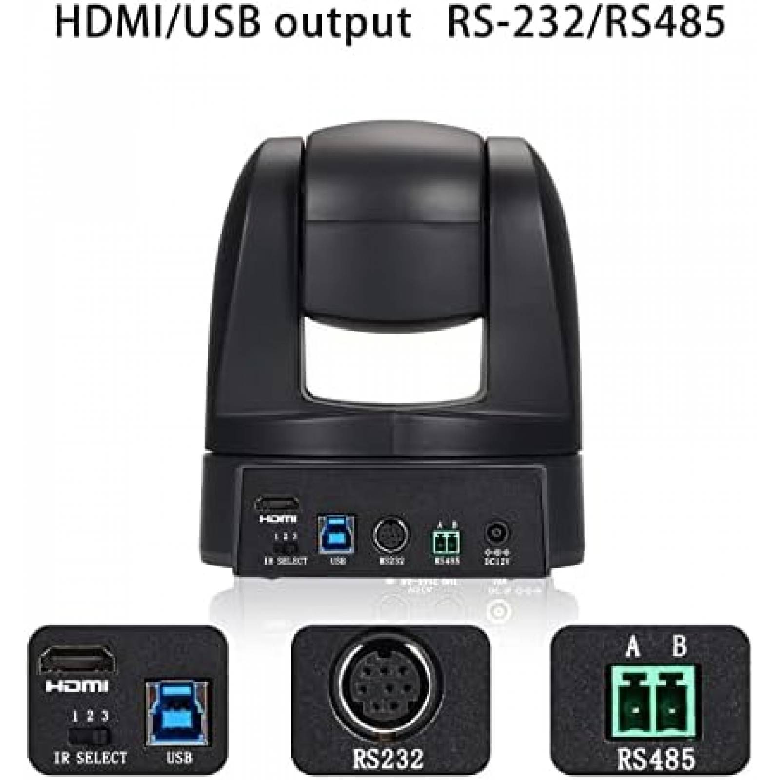 Camara Web SZXLCOM 1080p 20x Zoom 54.7 60m2 PTZ HDMI USB