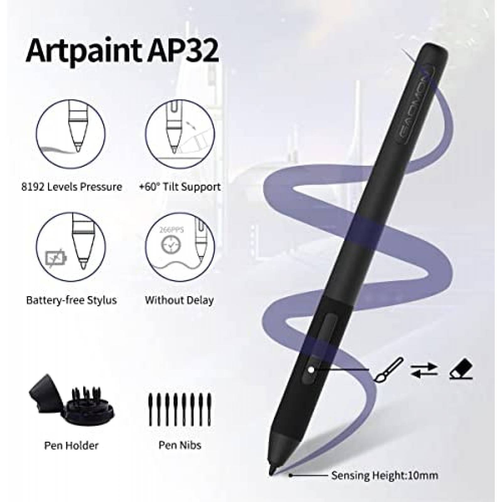 Tablet Grafica GAOMON PD2200 21.5'' 1920 x 1080 USB HDMI