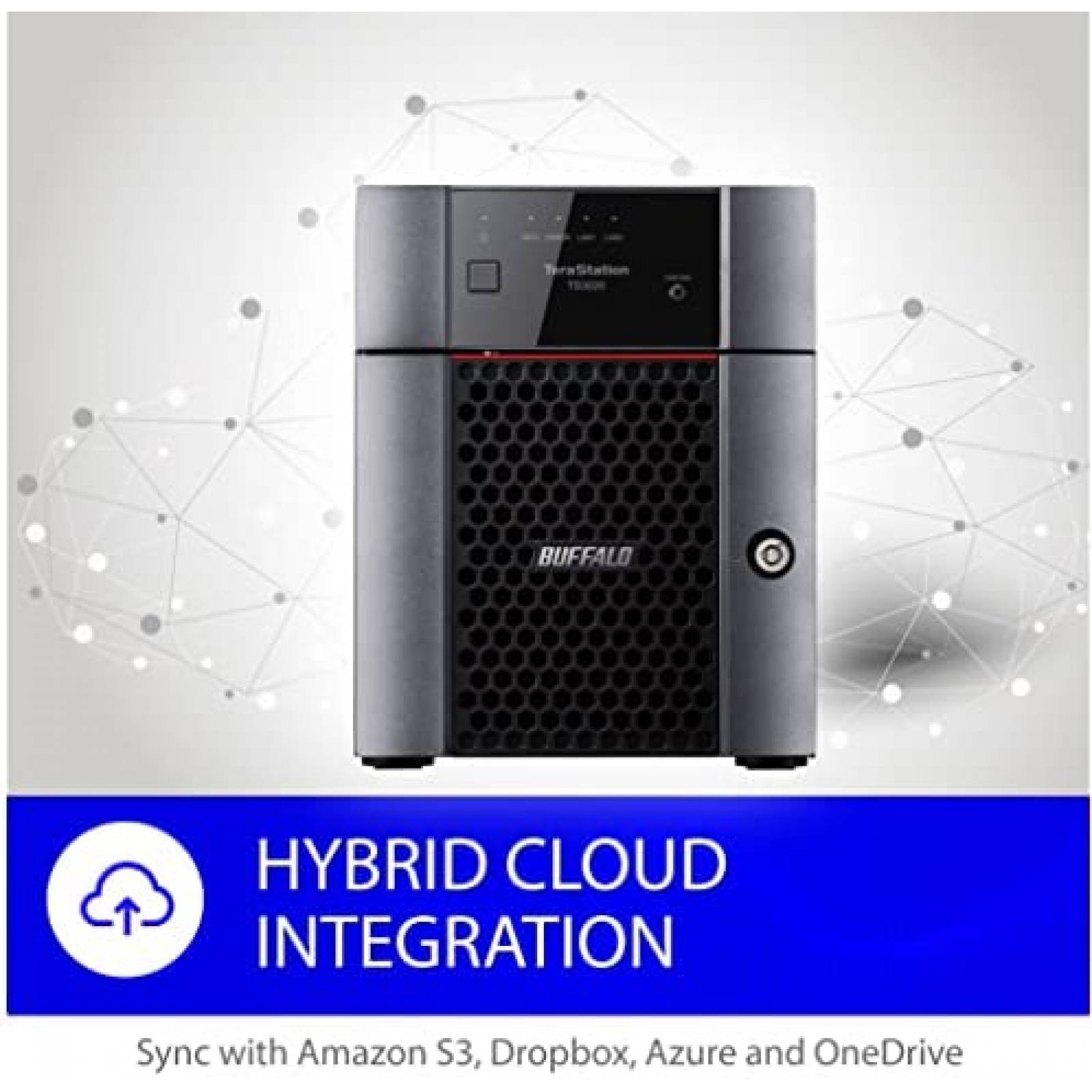 Disco Duro Externo BUFFALO 3420DN 16TB 4 Bahias -Negro