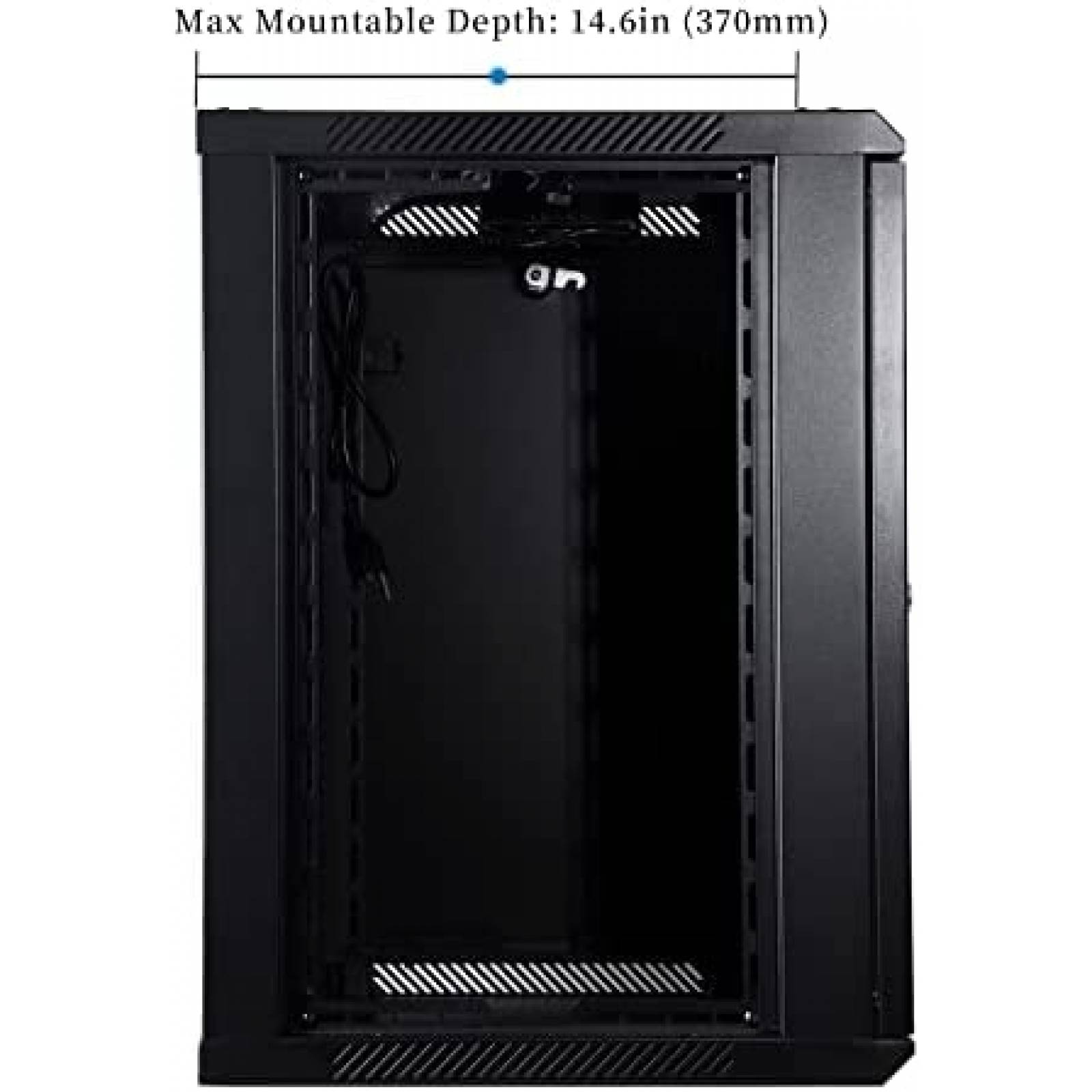 Gabinete de Pared RackPath 12U de Refrigeracion Silencioso