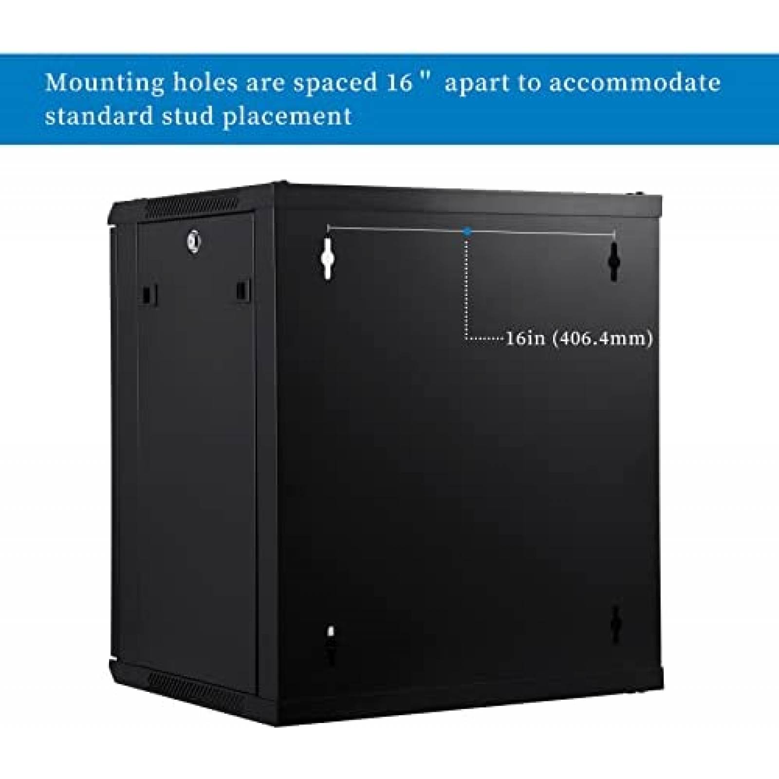 Gabinete de Pared RackPath 12U de Refrigeracion Silencioso