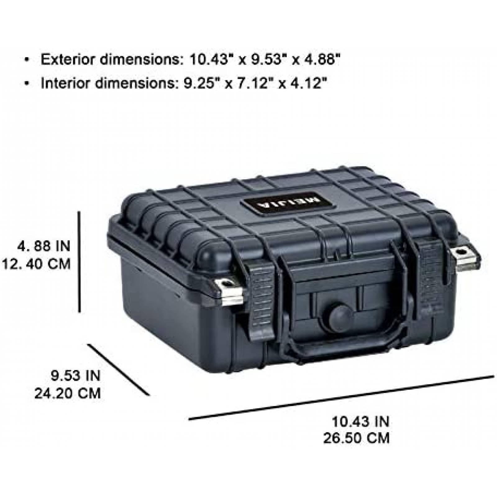 Estuche Rigido Meijia IP67 para Drones/Camaras -Negro