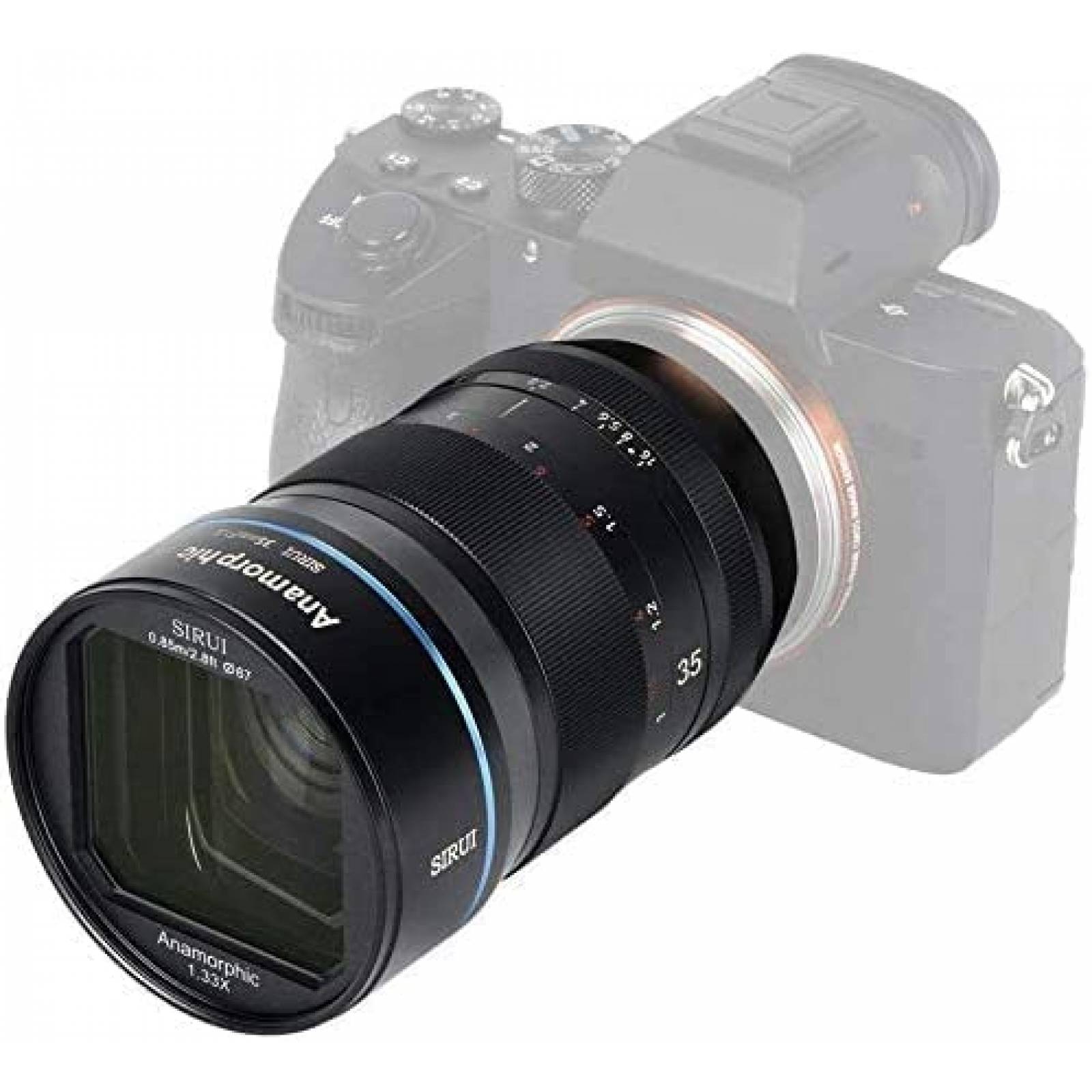 2 Lentes de Camara SIRUI Anamorfica de 50mm & 35mm -Negro