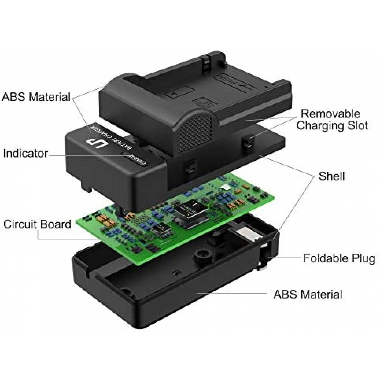 Cargador LP E8 para Camara Canon EOS Rebel T2i -Negro
