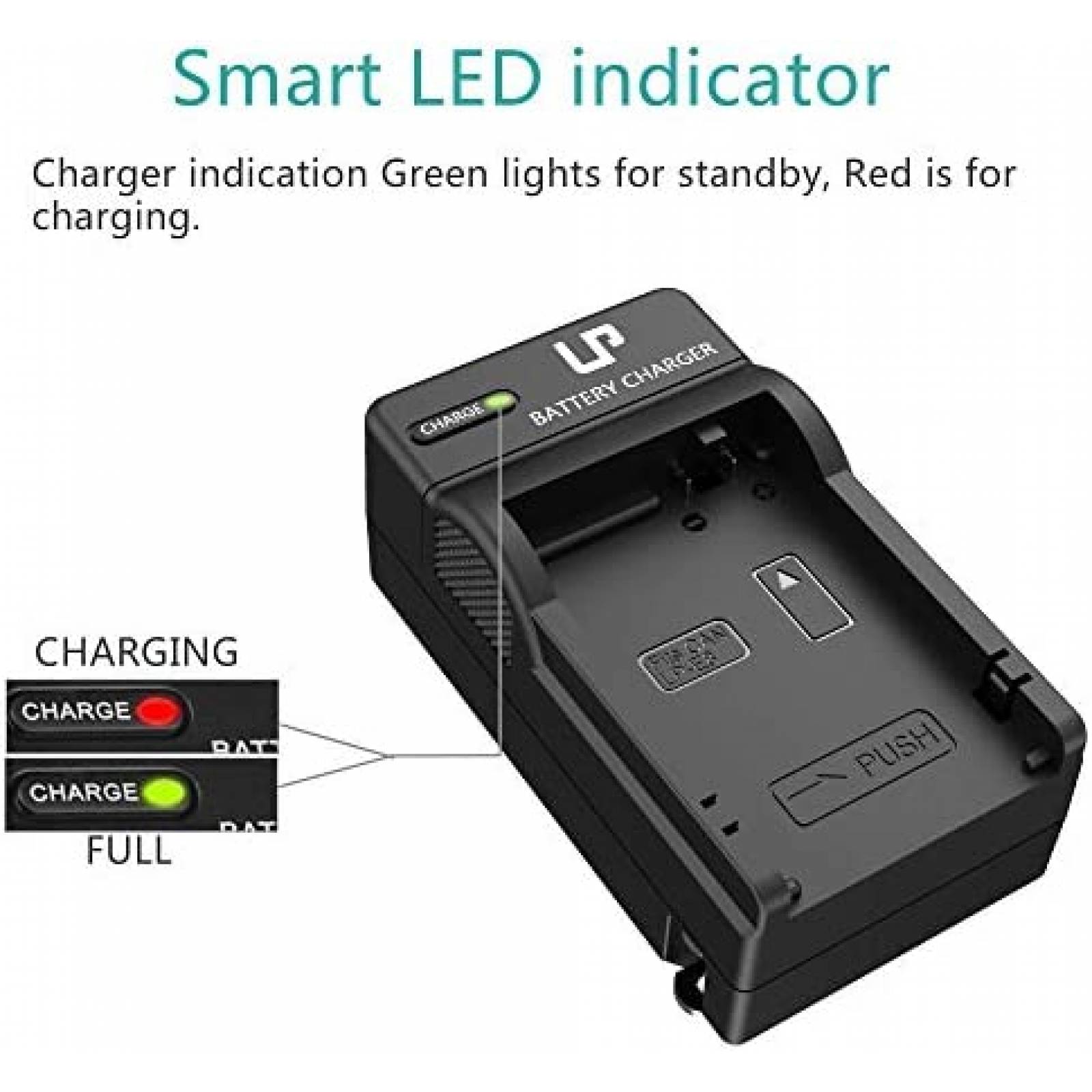 Cargador LP E8 para Camara Canon EOS Rebel T2i -Negro