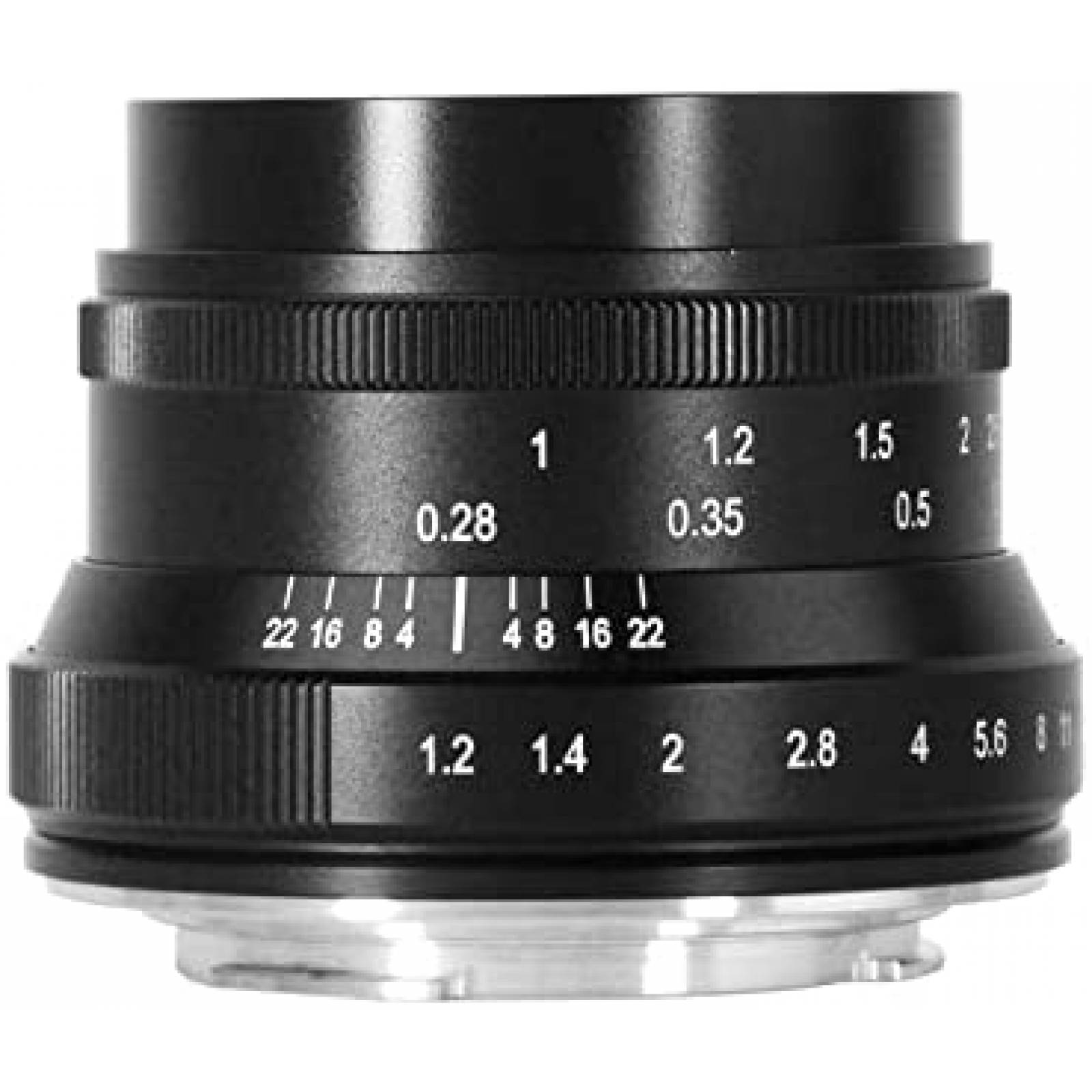 Lente De Camara SIn Espejo 7artisans 75mm f/1.2 -Negro