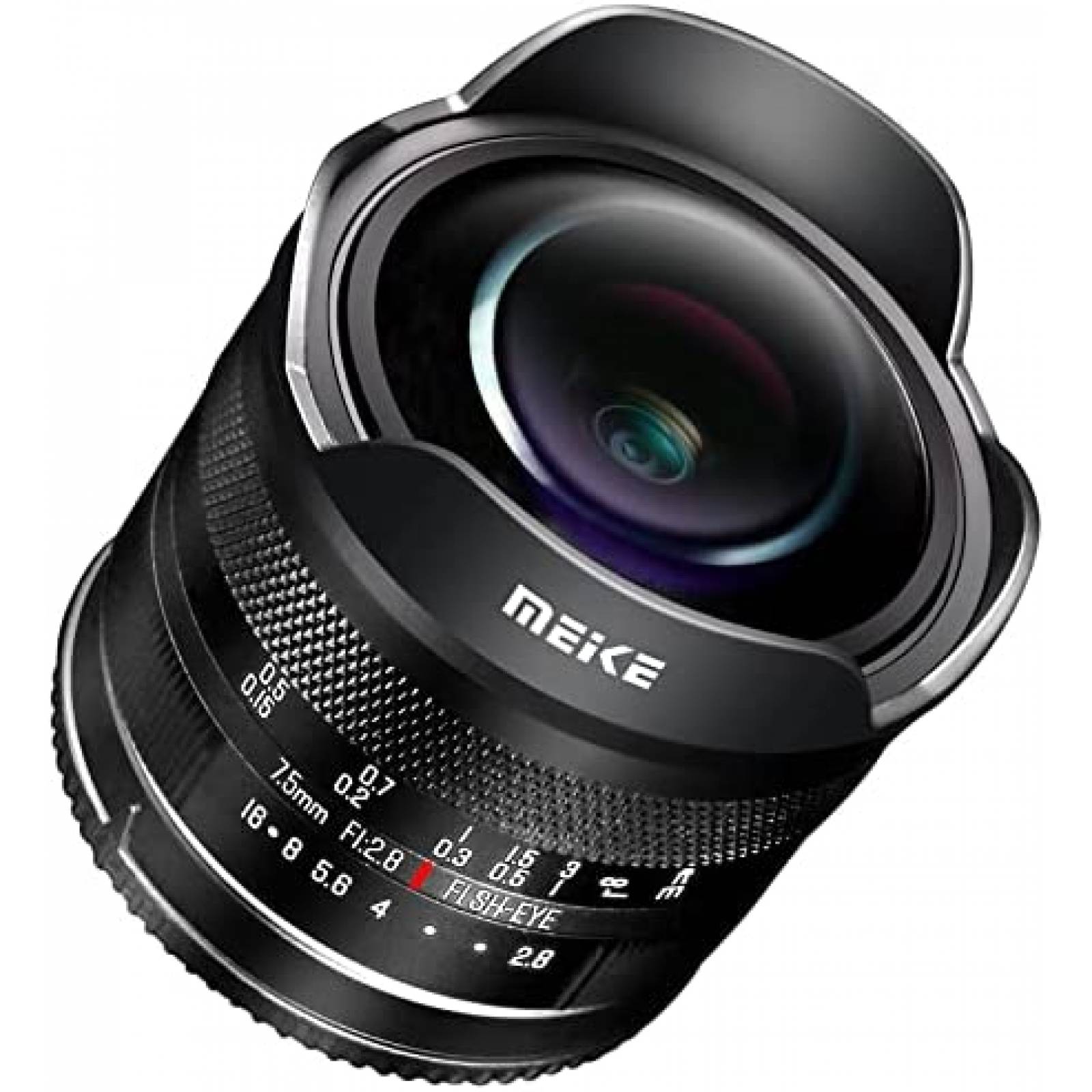 Lente De Camara SIn Espejo Meike Enfoque Manual 7.5mm Negro