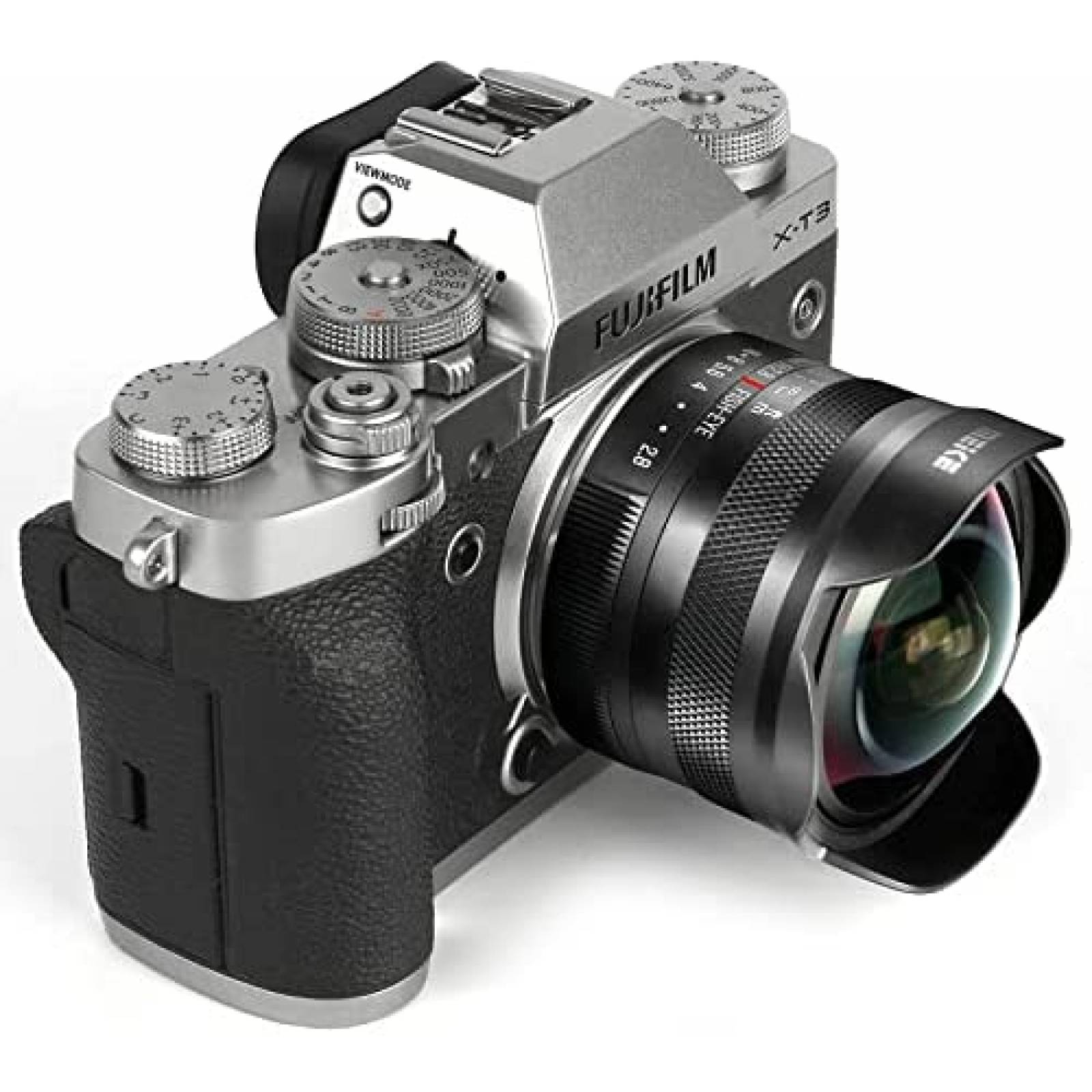 Lente De Camara SIn Espejo Meike Enfoque Manual 7.5mm Negro