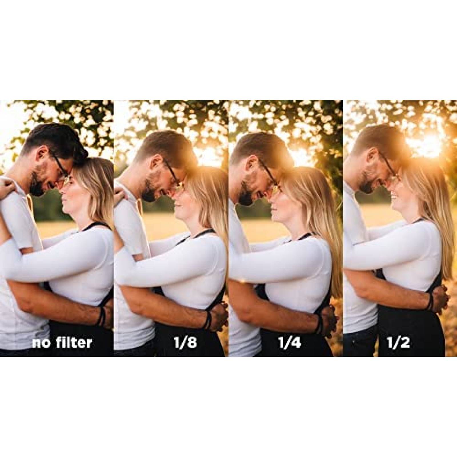 Filtros para Fotografia NiSi 82mm Efecto de Niebla 1/4 y 1/8