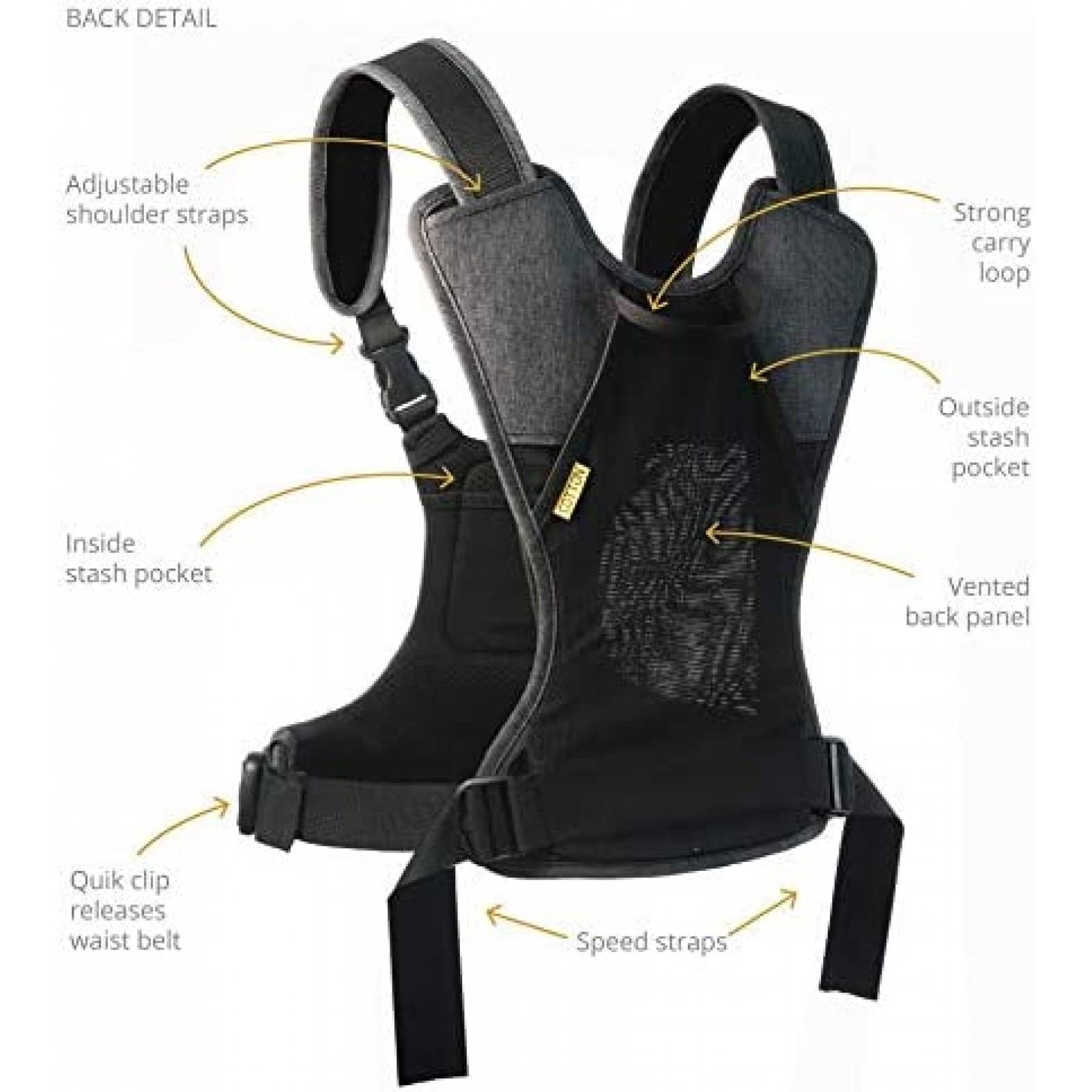 Arnes Cotton Carrier G3 De Lona Para 2 Camaras -Gris