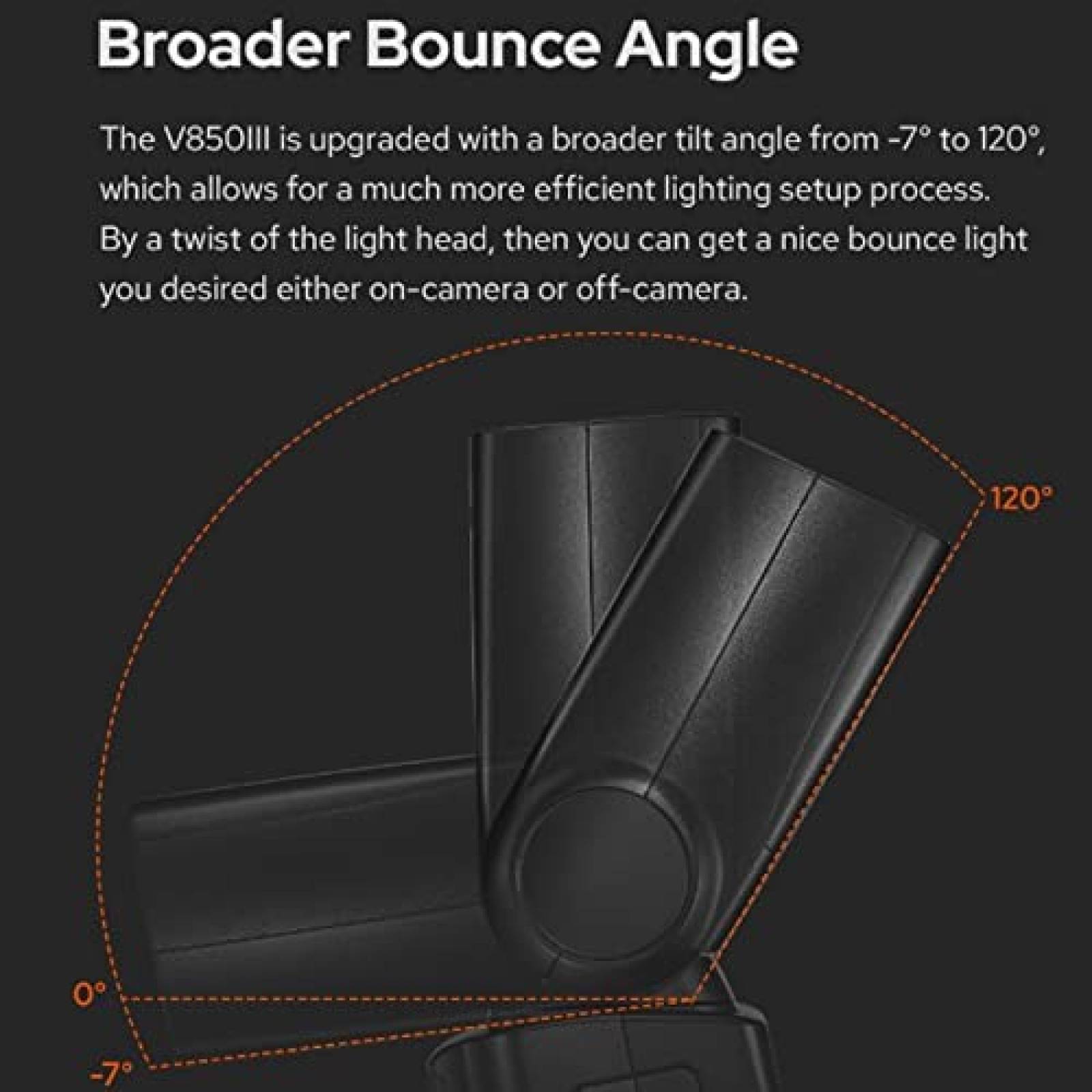 Flash para Camara Godox V850III mas Accesorios -Negro