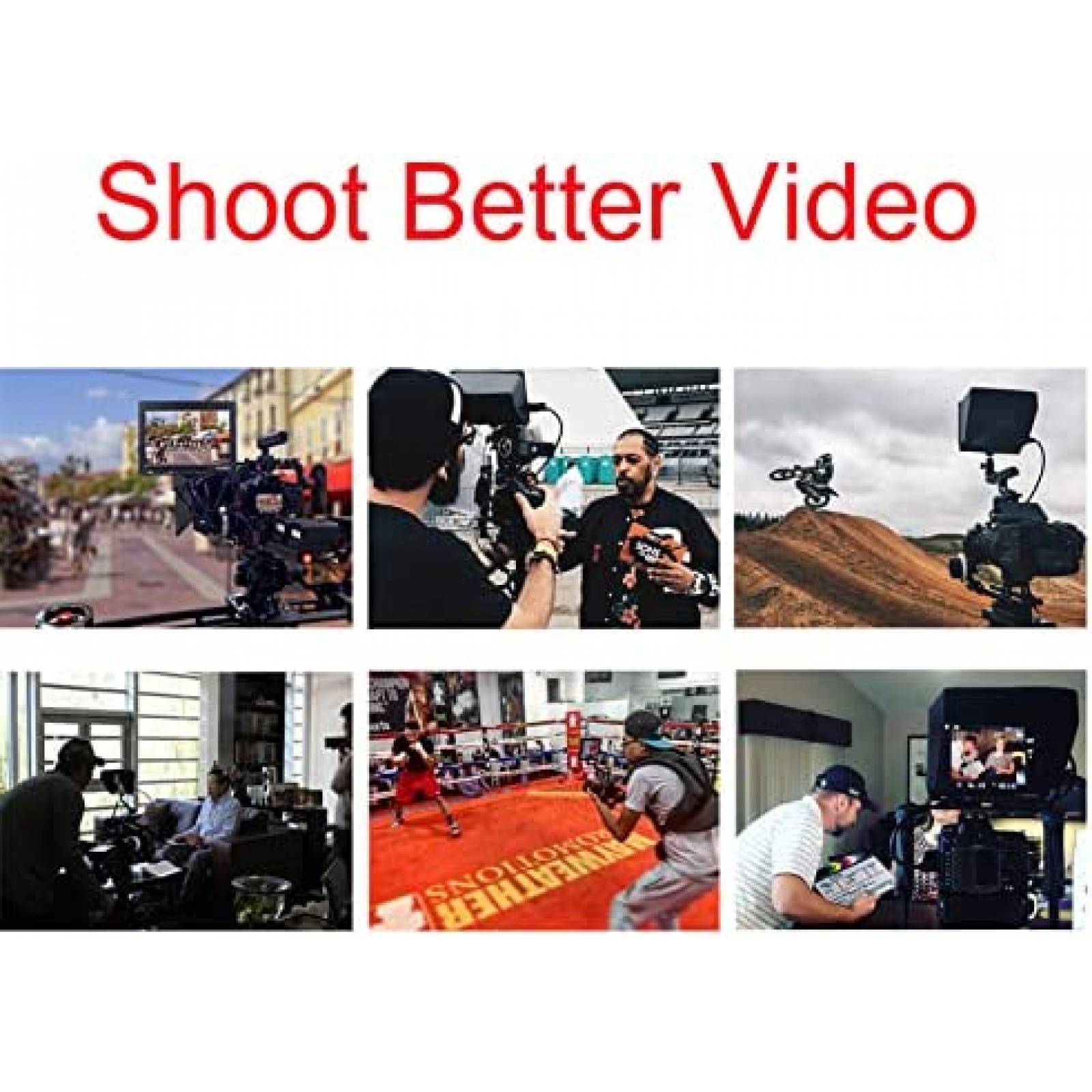 Monitor De Camara FEELWORLD T7 Plus 7" 3D Lut HDMI 4K -Negro