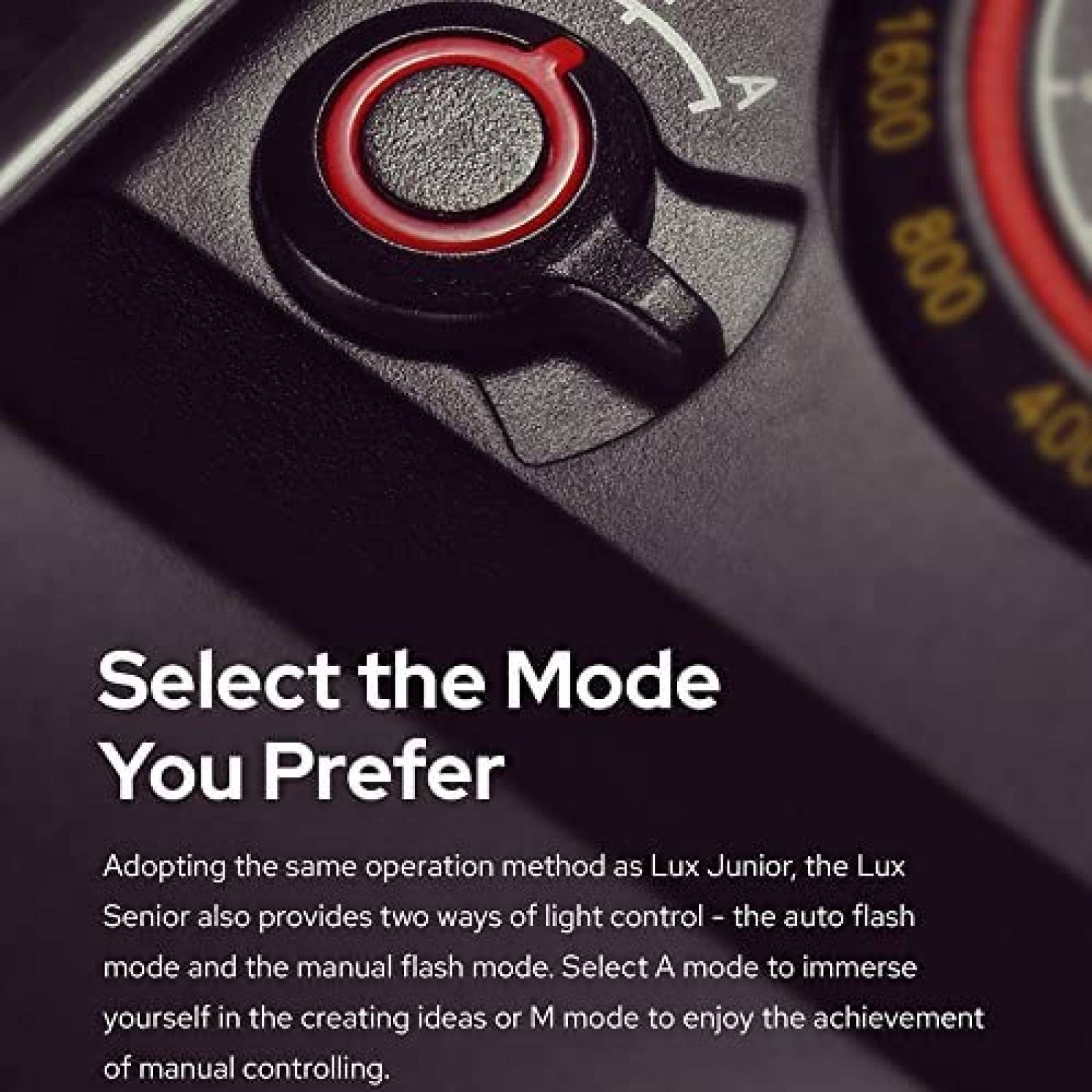 Flash para Camara Godox Lux Senior Retro Portatil -Negro