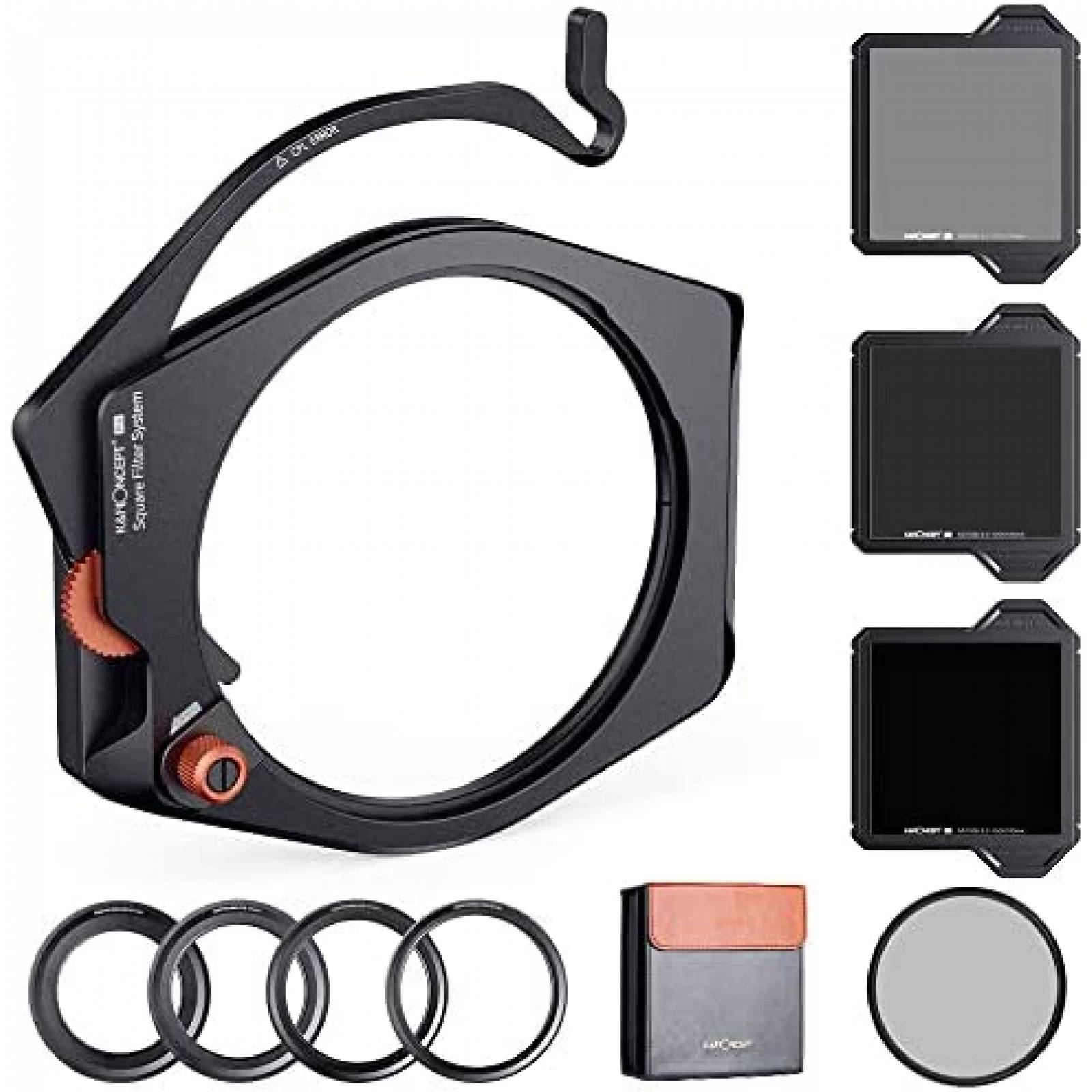 Set de Filtros K&F Concept X-Pro 95mm con Accesorios -Negro