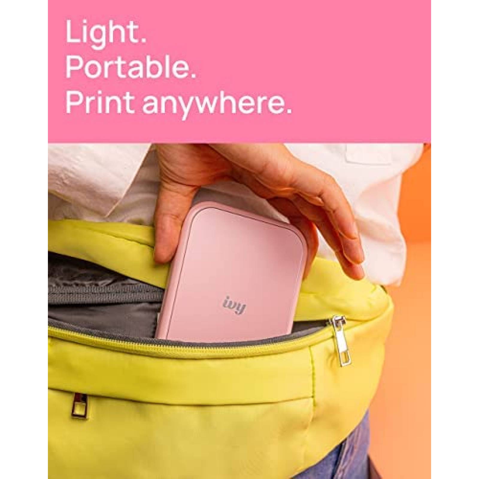 Impresora Fotografica Canon Ivy 2 Smartphone Bluetooth -Rosa