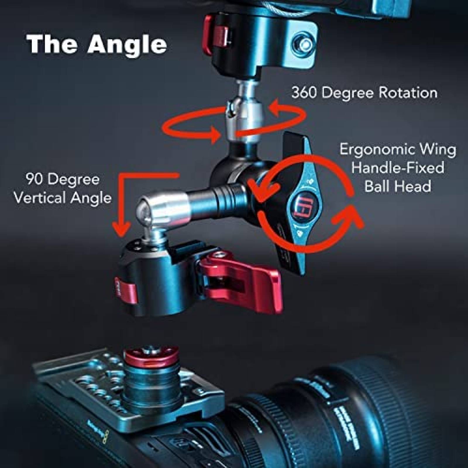 Brazo Ifootage 11" Tornillo Universal 1/4'' 3/8'' Carga 2 kg