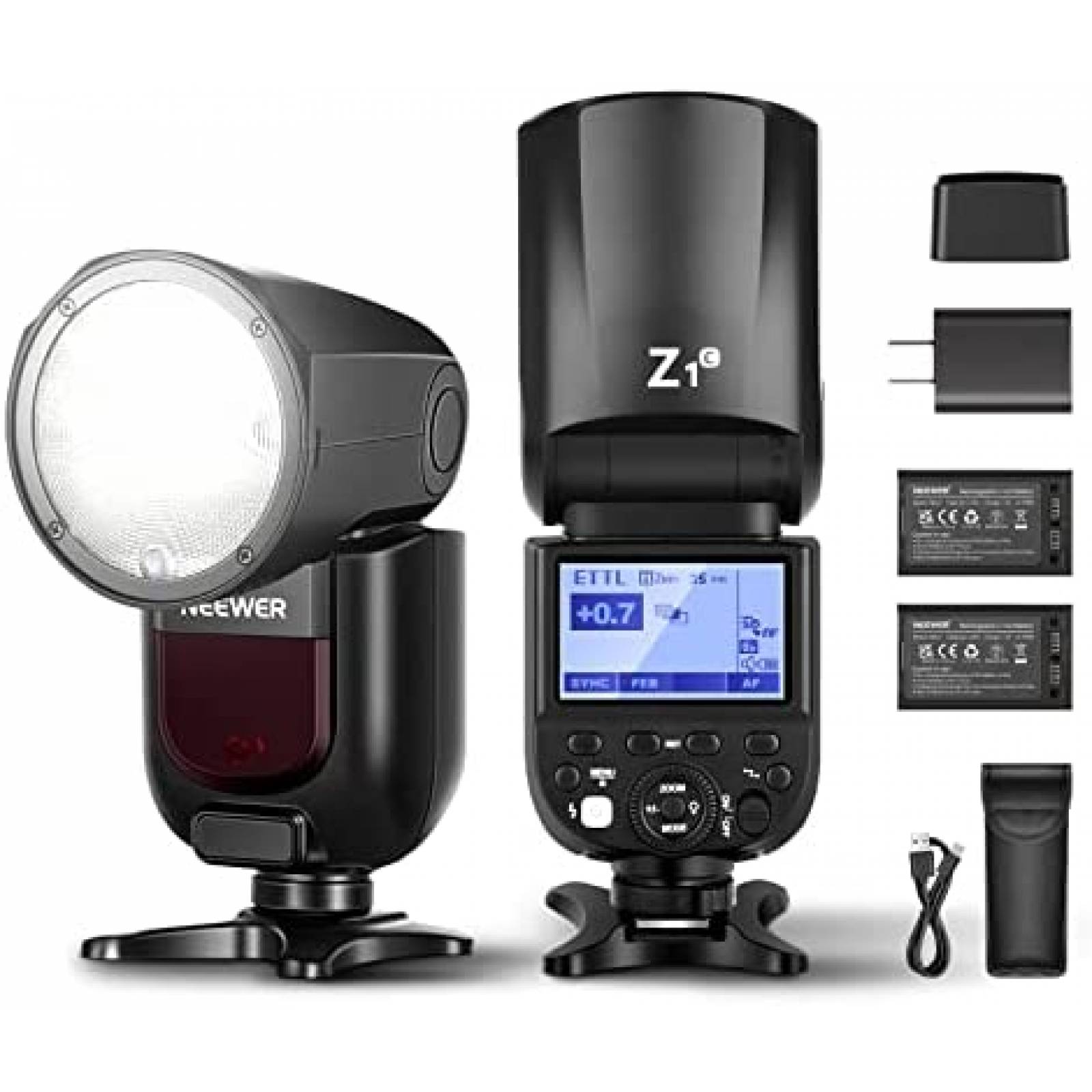 Flash para Camara Neewer Z1-C TTL 76W 1/8000s -Negro