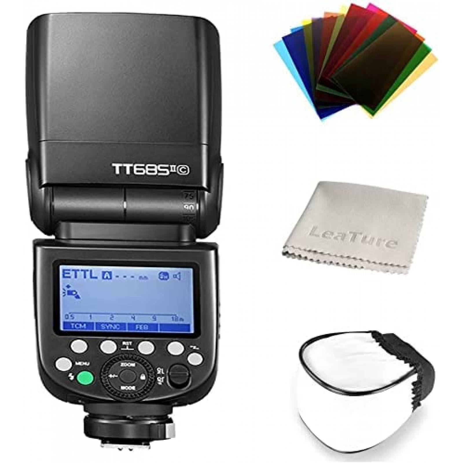 Flash para Camara Godox TT685II-C Canon 7D 6D + accesorios