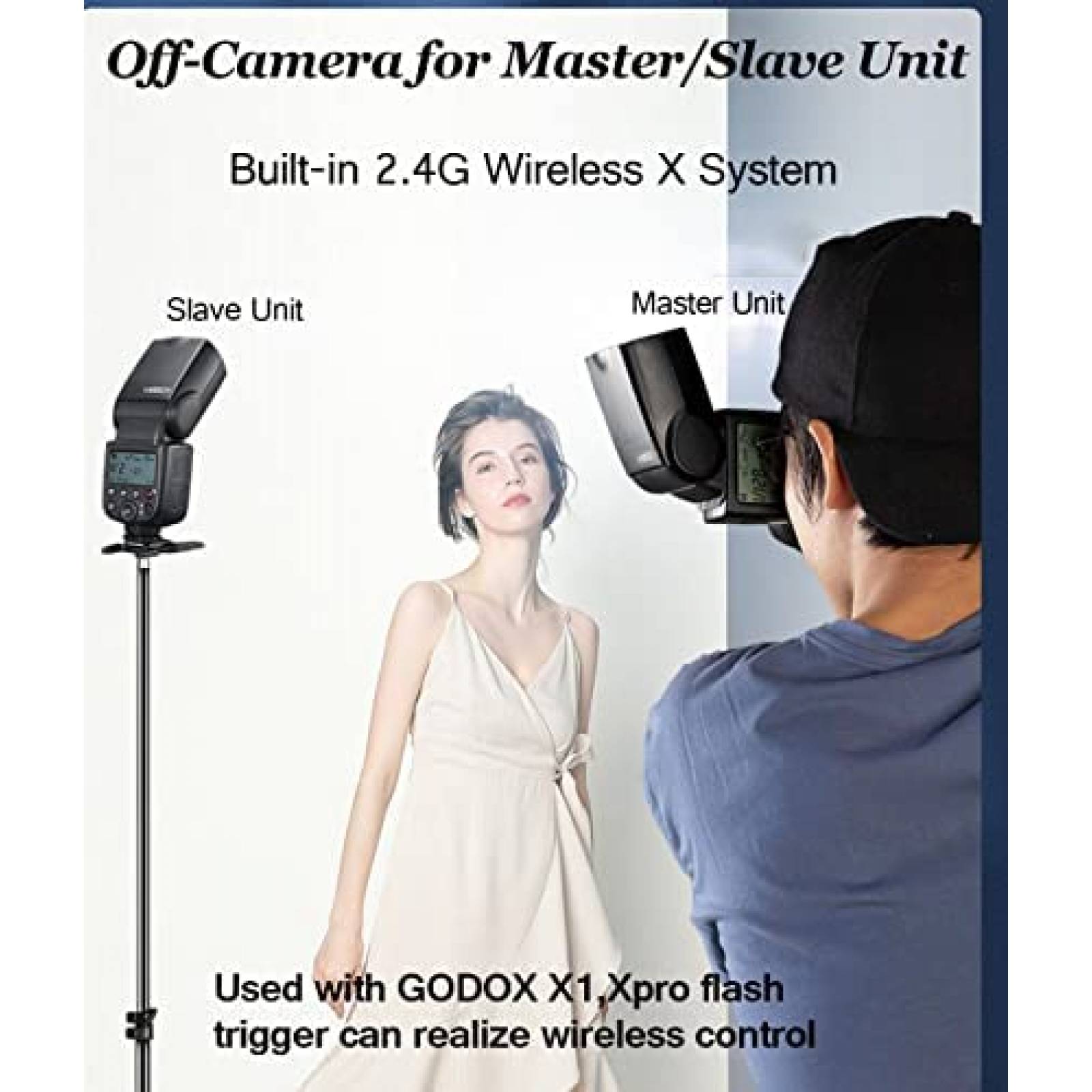 Flash para Camara Godox V860II-N 11.1V 2000mAh -Negro