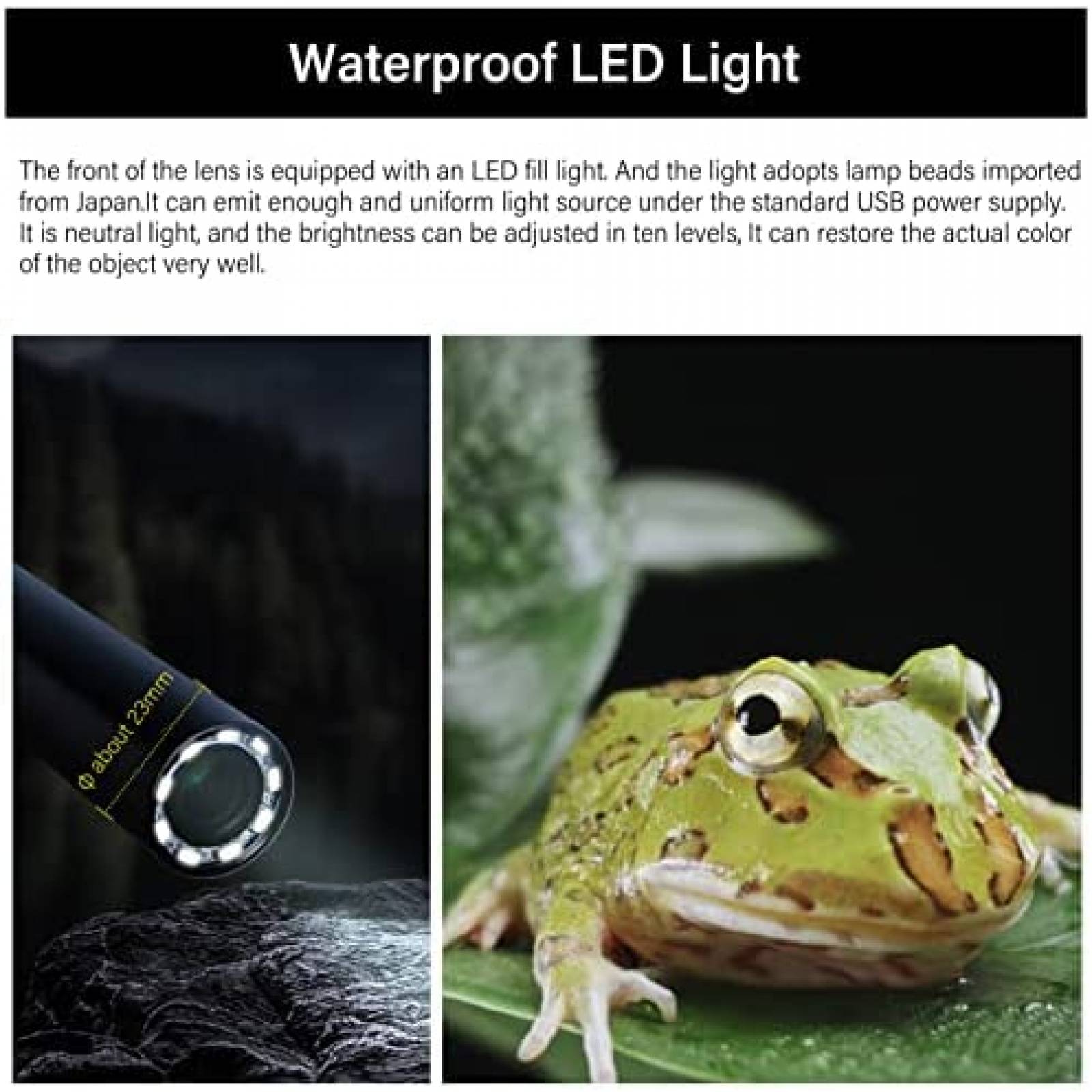 Lente De Sonda Macro AstrHori 28mm F13 2X Camaras -Negro