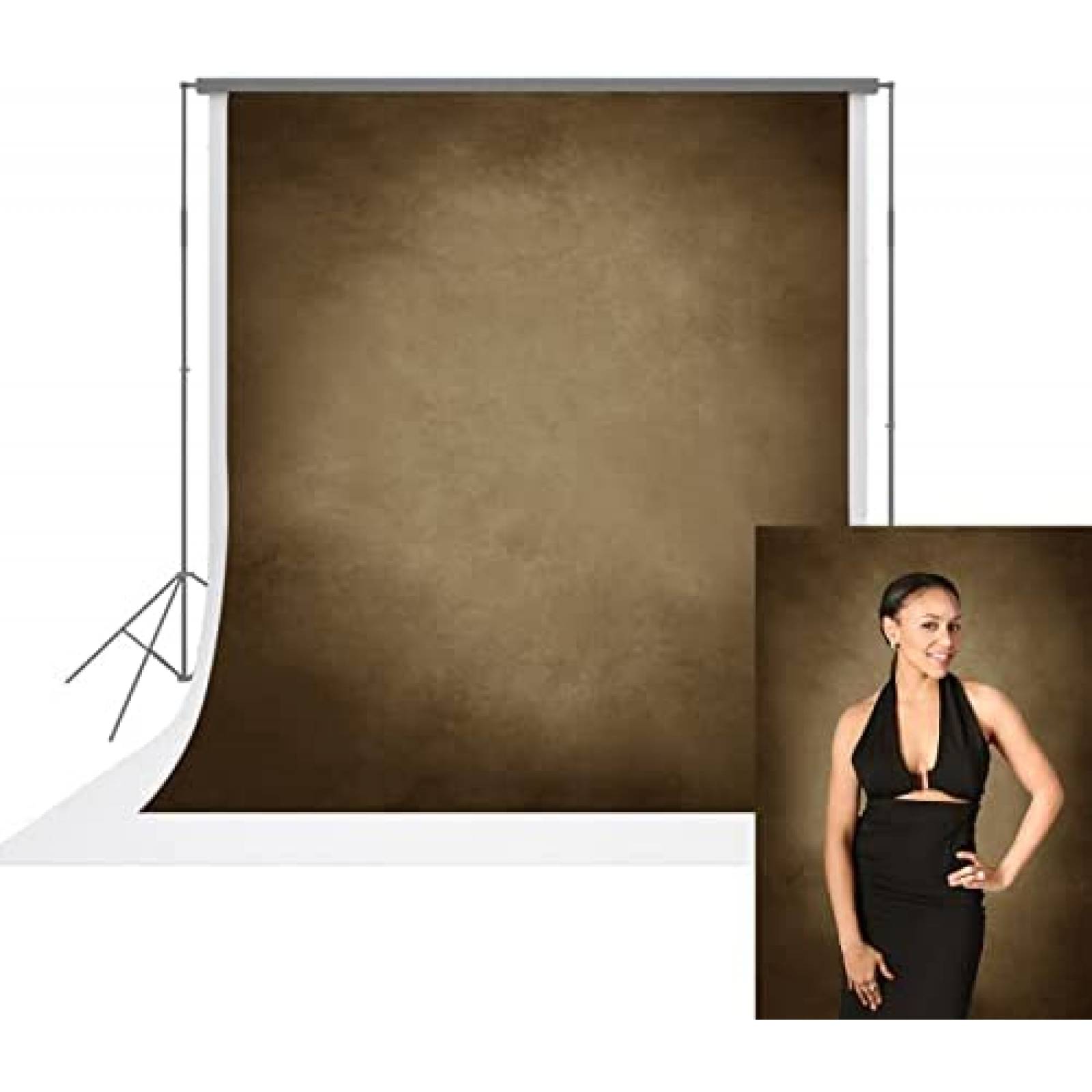 Fondo para Fotografia UrcTepics Profesional 3x3m -Cafe