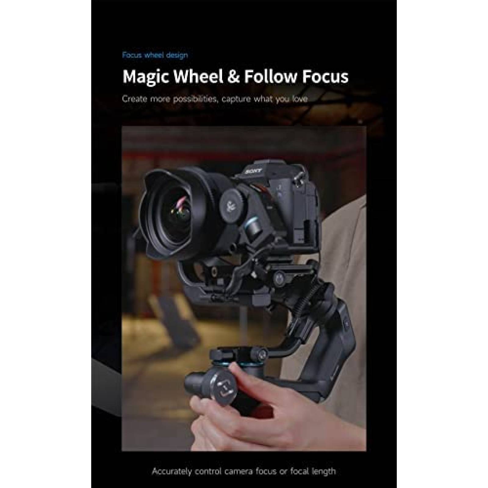 Estabilizador para Camara FeiyuTech Scrop-C de 3 Ejes -Negro