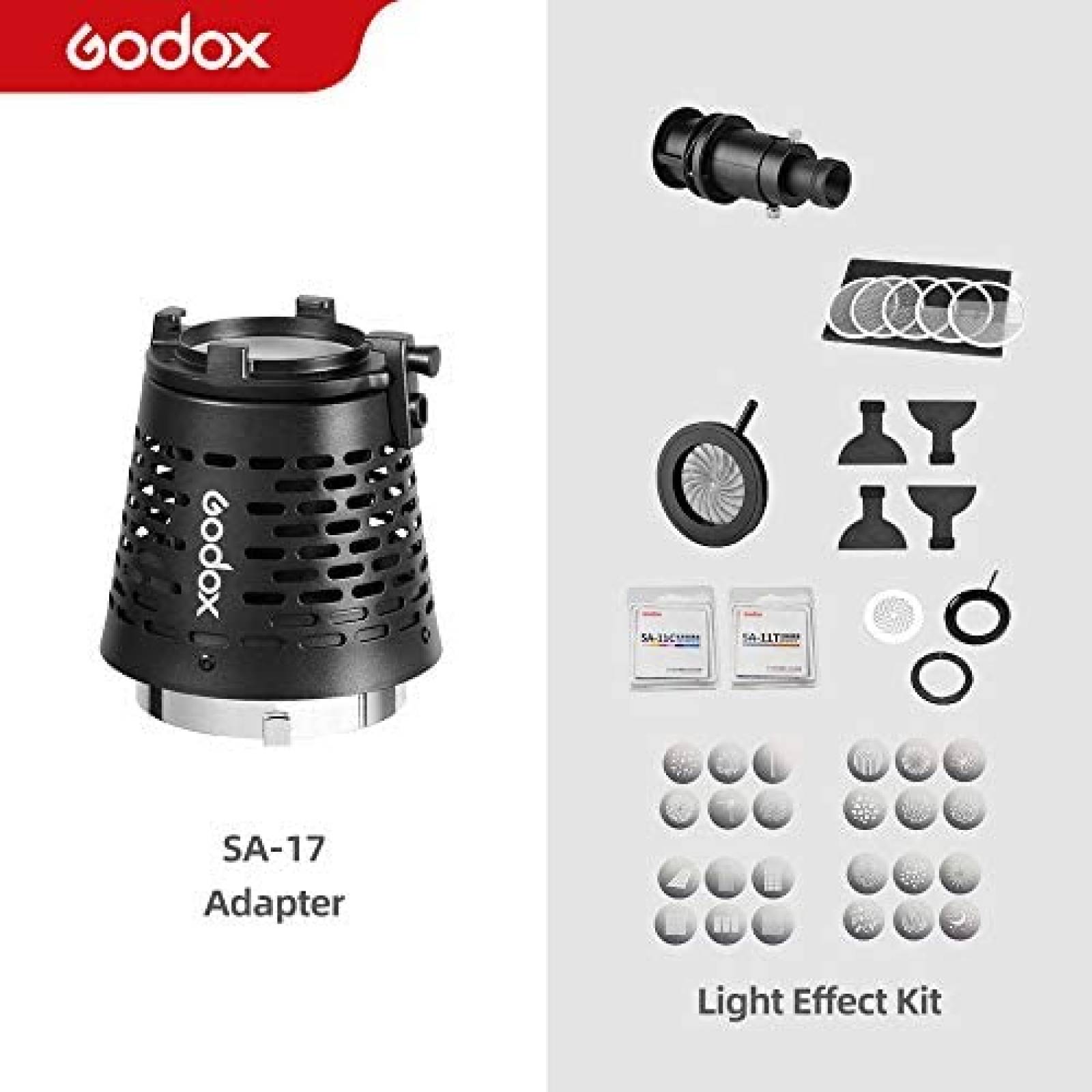 Kit Para Soporte Bowens GODOX SL150II VL150 -Negro