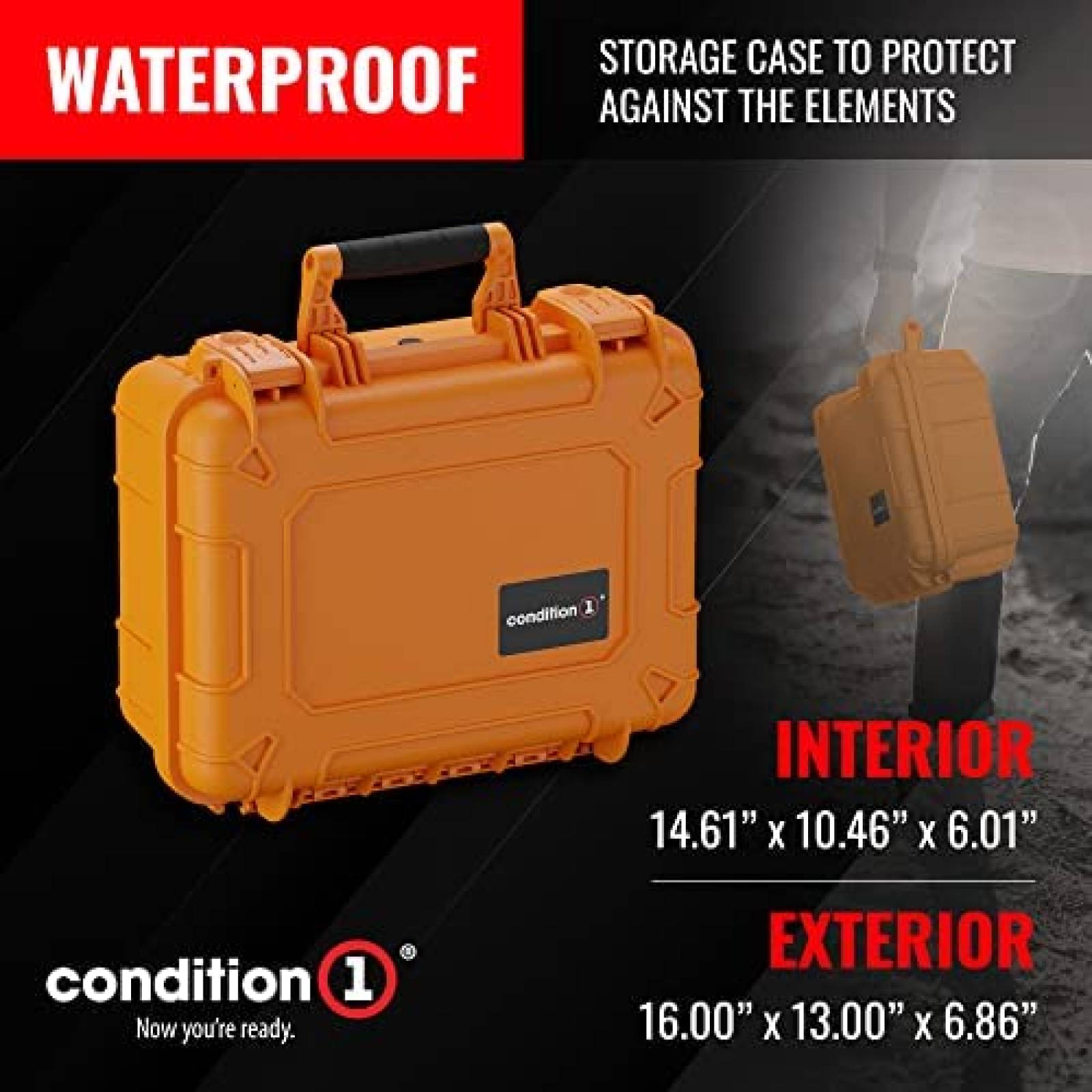 Estuche de Uso Rudo Condition 1 para Equipo Fotografico -Na