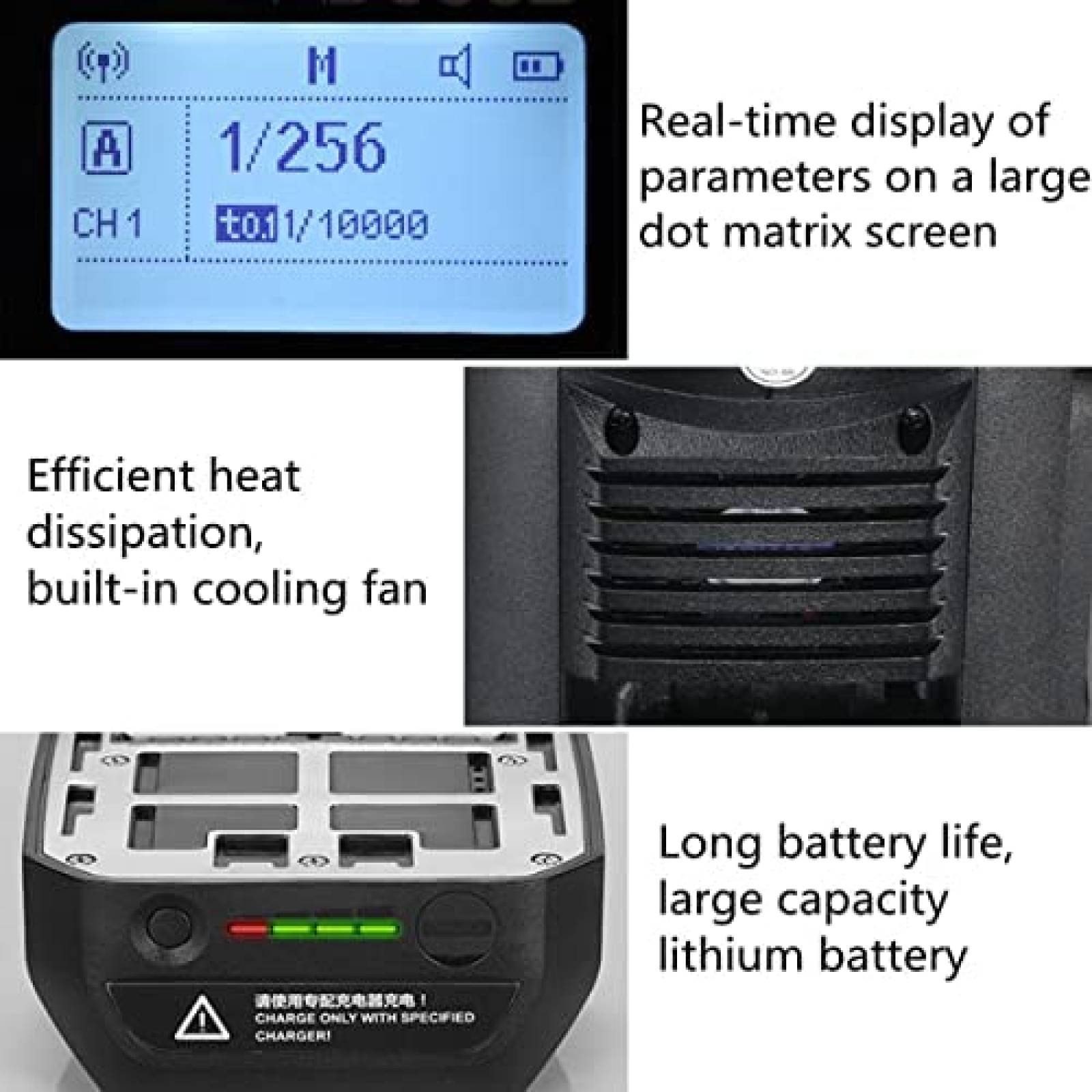 Flash de Estudio Godox AD600BM Inalambrico 2.4G 8700mAh