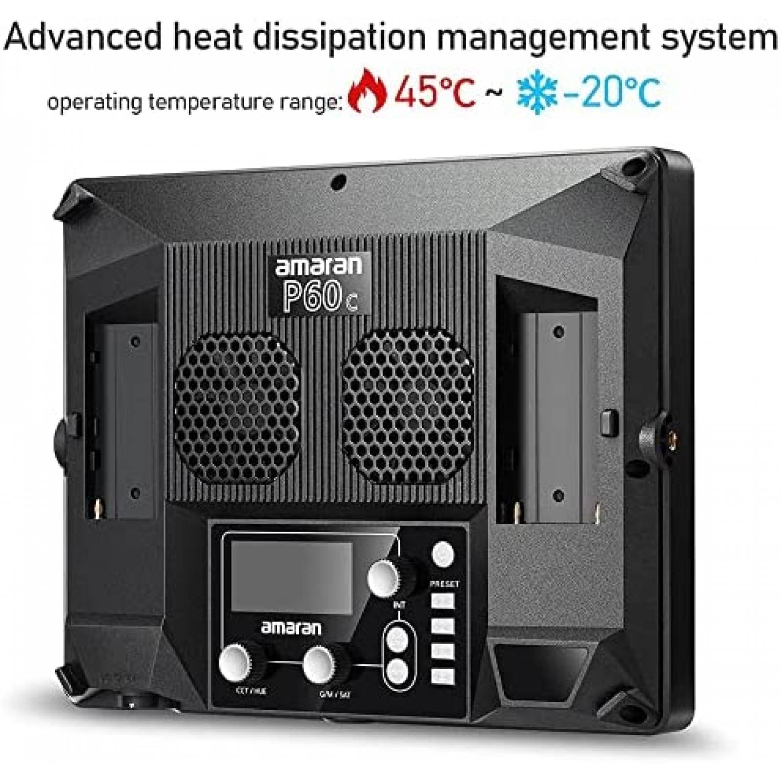 Panel de Luz Aputure Amaran P60C RGBWW Softbox 10 Efectos -N