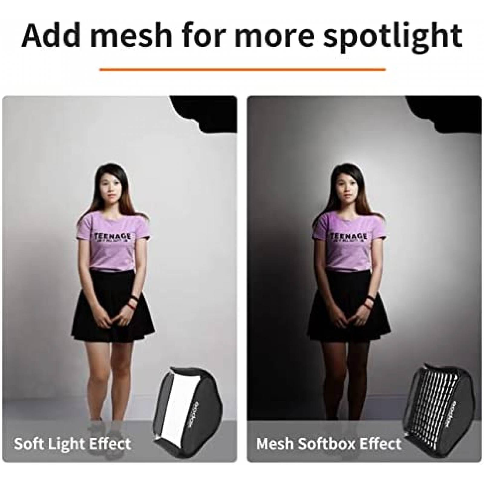 Luz de Video/Fotografia Continua GODOX LED 60W -Negro