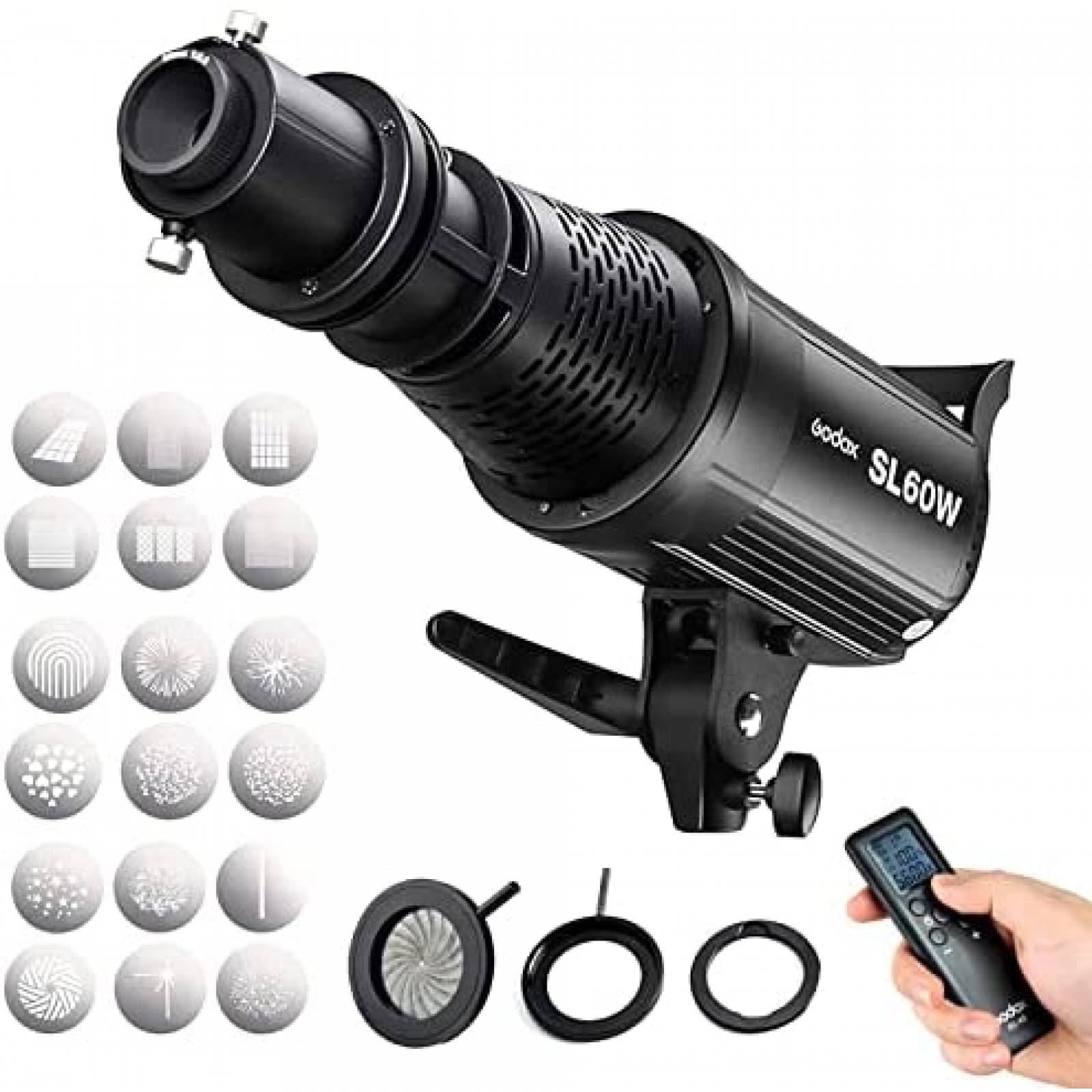 Luz LED para Video Godox SL-60W Ajustable con Accesorios