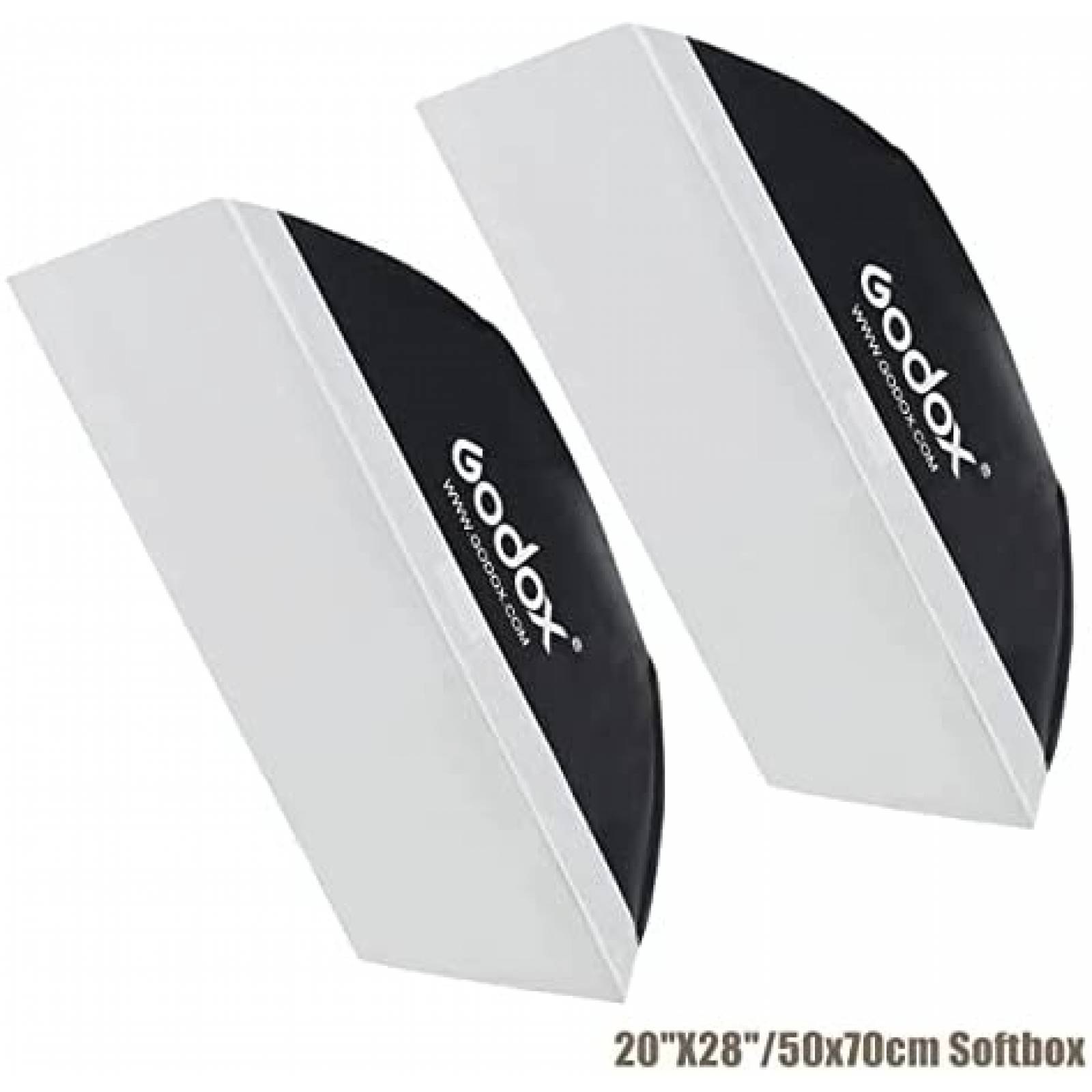 Kit de Fotografia GODOX 2x180W 5600K y Soporte de Luz Negro